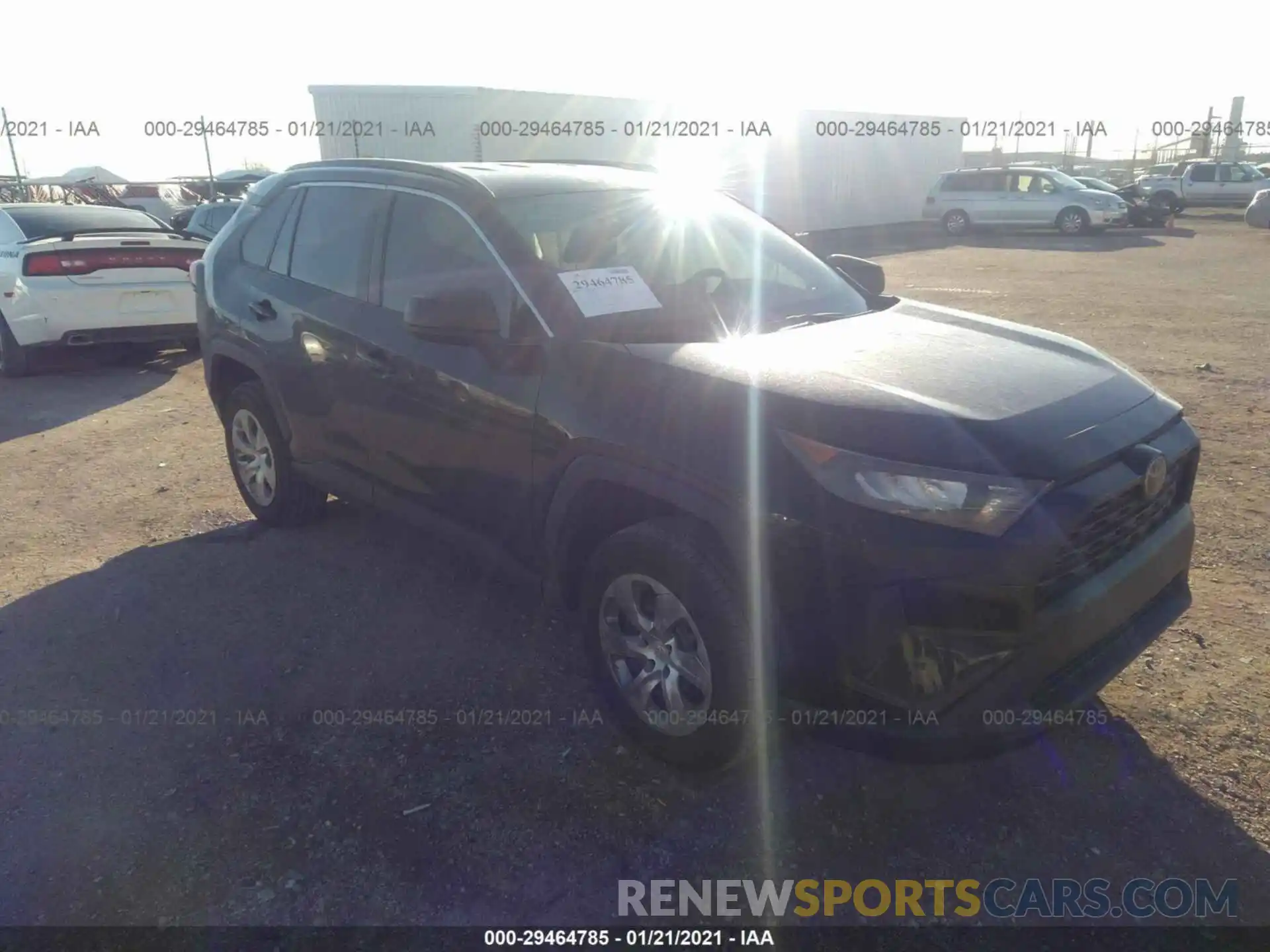 1 Photograph of a damaged car 2T3H1RFVXKC013765 TOYOTA RAV4 2019