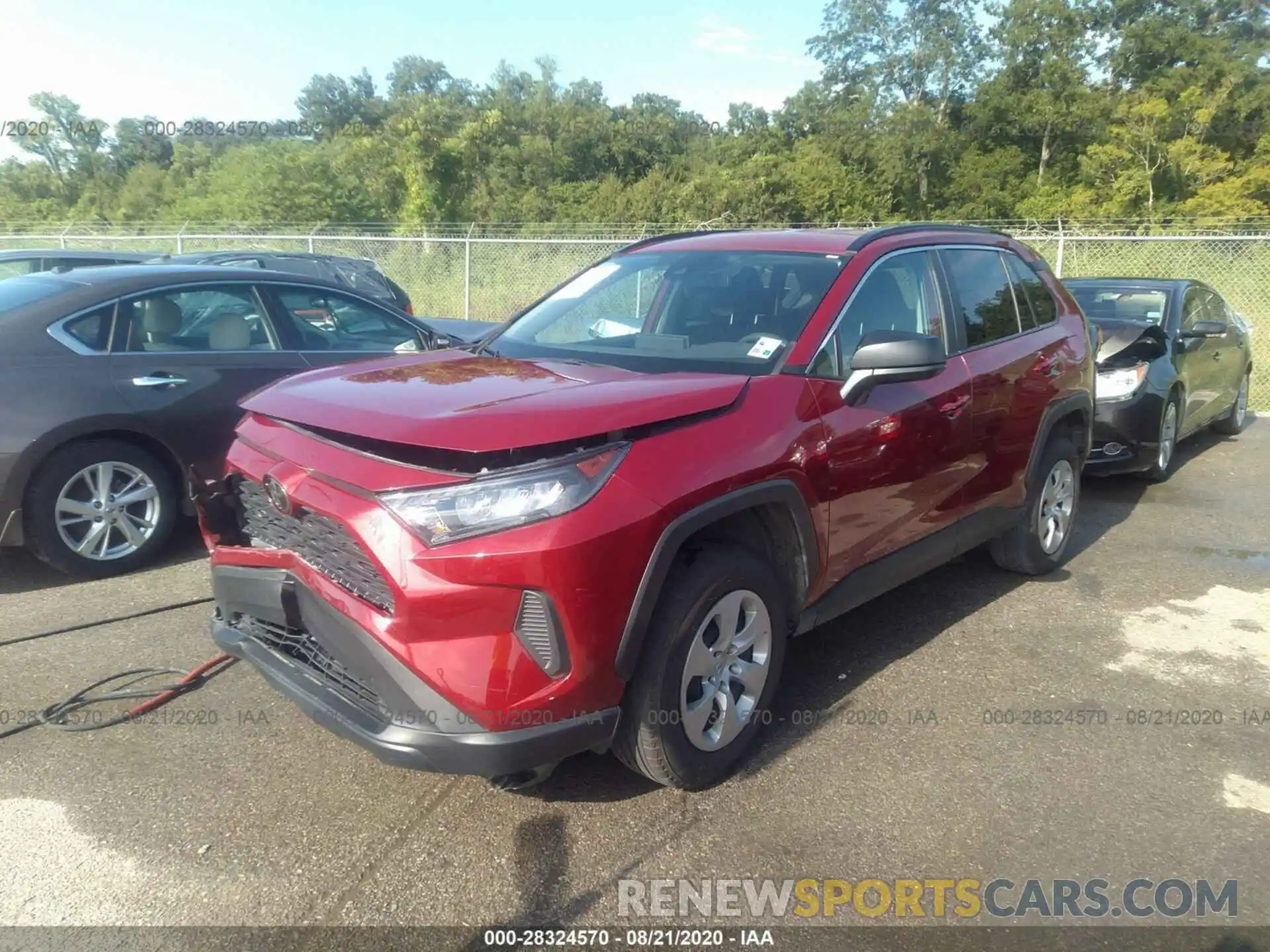 2 Photograph of a damaged car 2T3H1RFVXKC019887 TOYOTA RAV4 2019