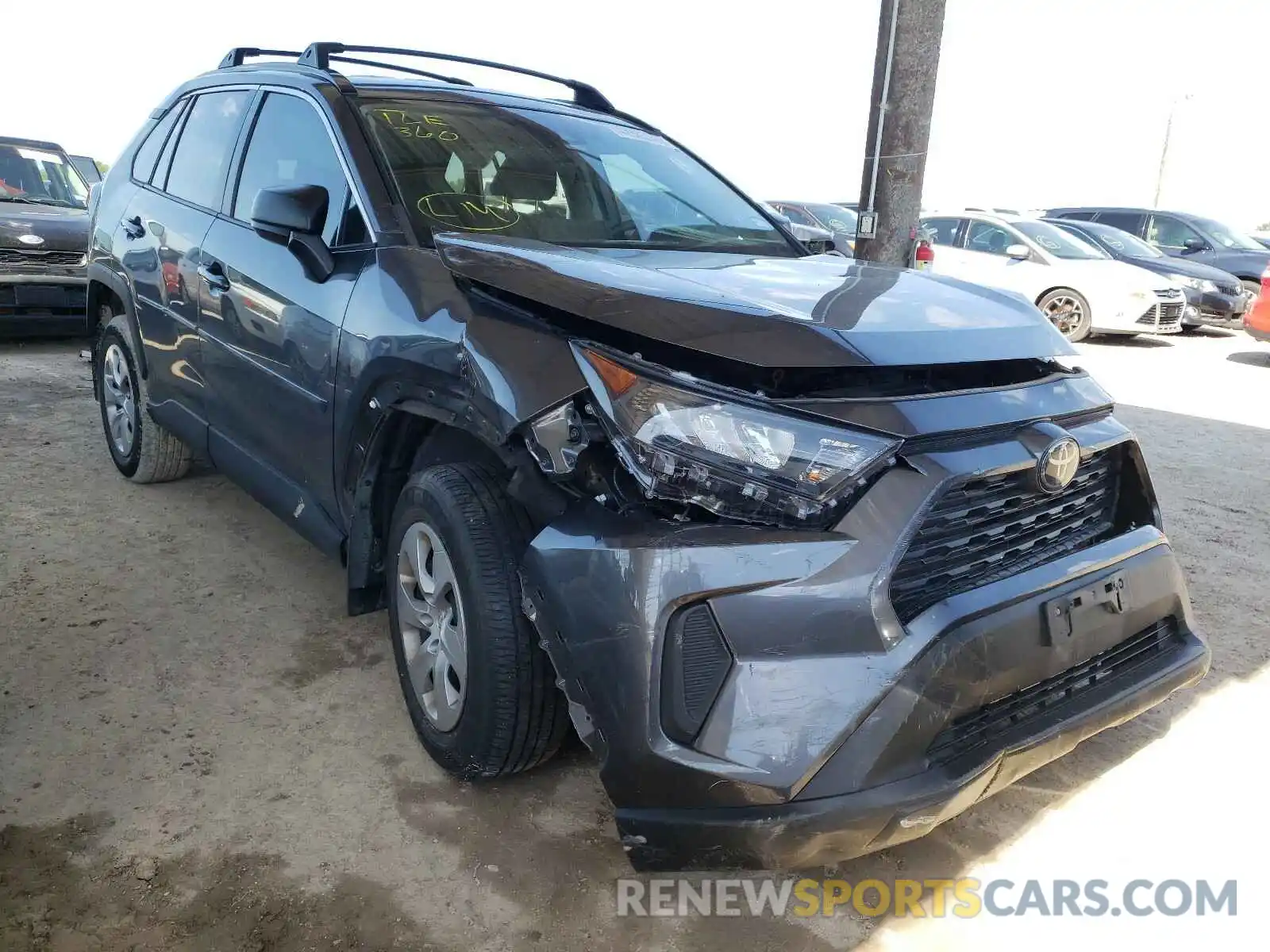 1 Photograph of a damaged car 2T3H1RFVXKC022966 TOYOTA RAV4 2019