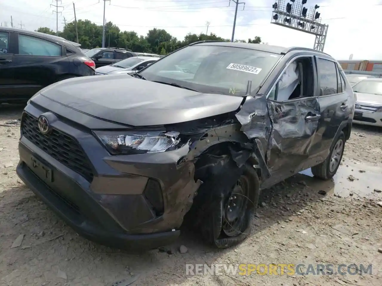 2 Photograph of a damaged car 2T3H1RFVXKW002196 TOYOTA RAV4 2019