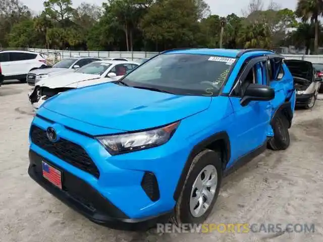 2 Фотография поврежденного автомобиля 2T3H1RFVXKW006197 TOYOTA RAV4 2019