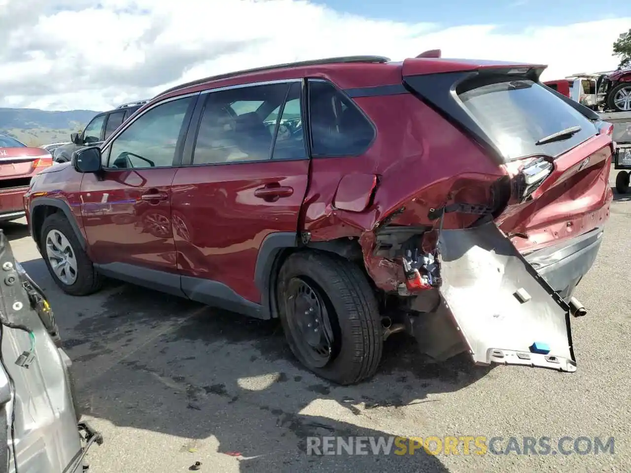 2 Фотография поврежденного автомобиля 2T3H1RFVXKW008970 TOYOTA RAV4 2019