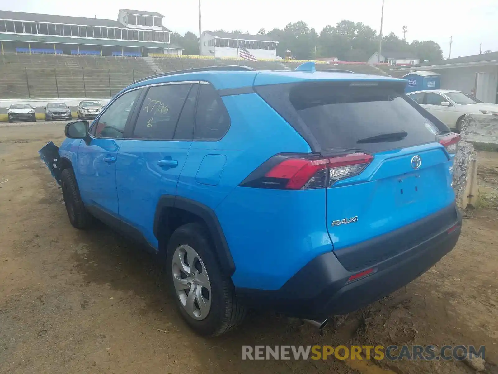 3 Photograph of a damaged car 2T3H1RFVXKW011447 TOYOTA RAV4 2019