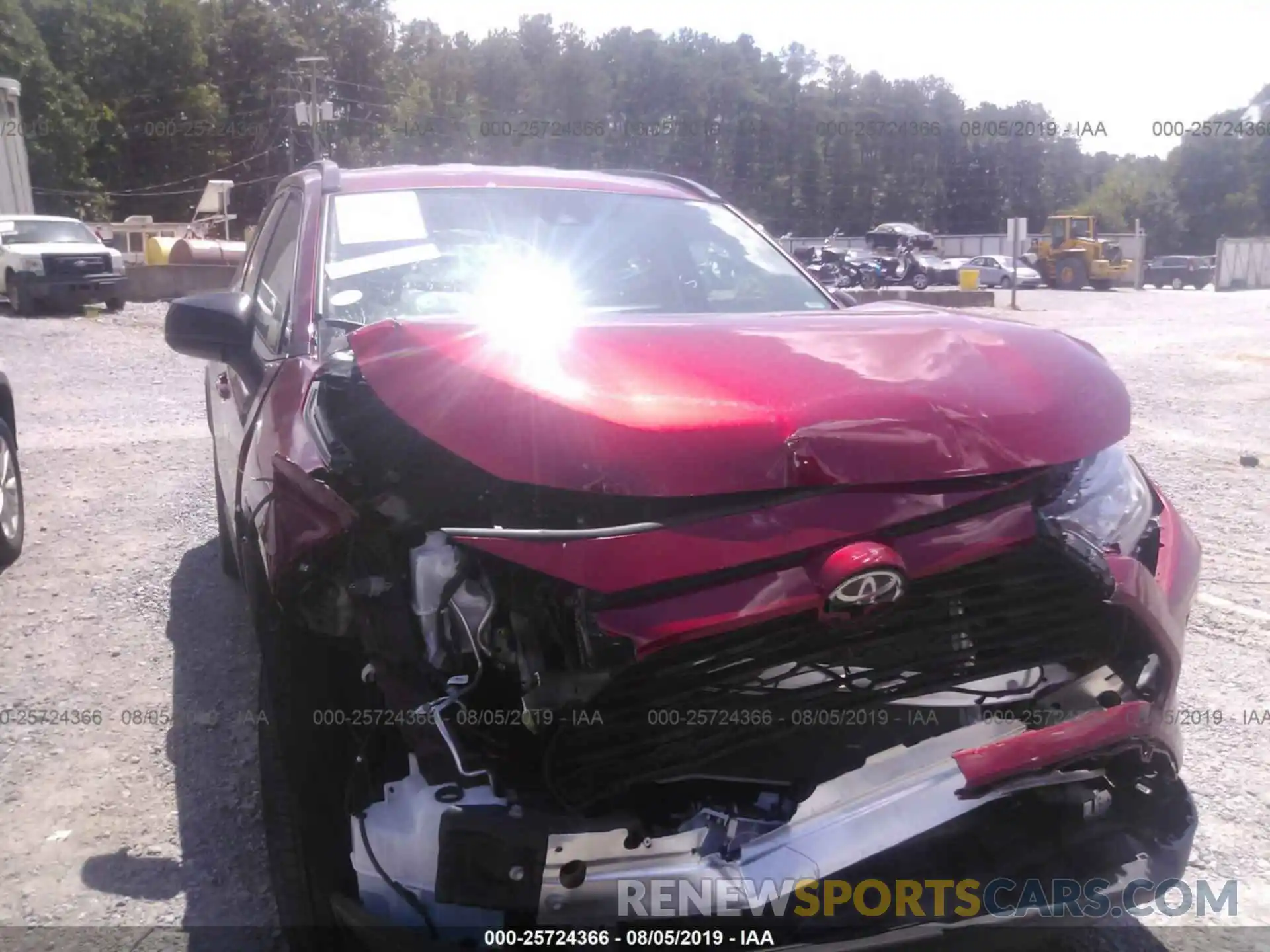 6 Photograph of a damaged car 2T3H1RFVXKW020486 TOYOTA RAV4 2019