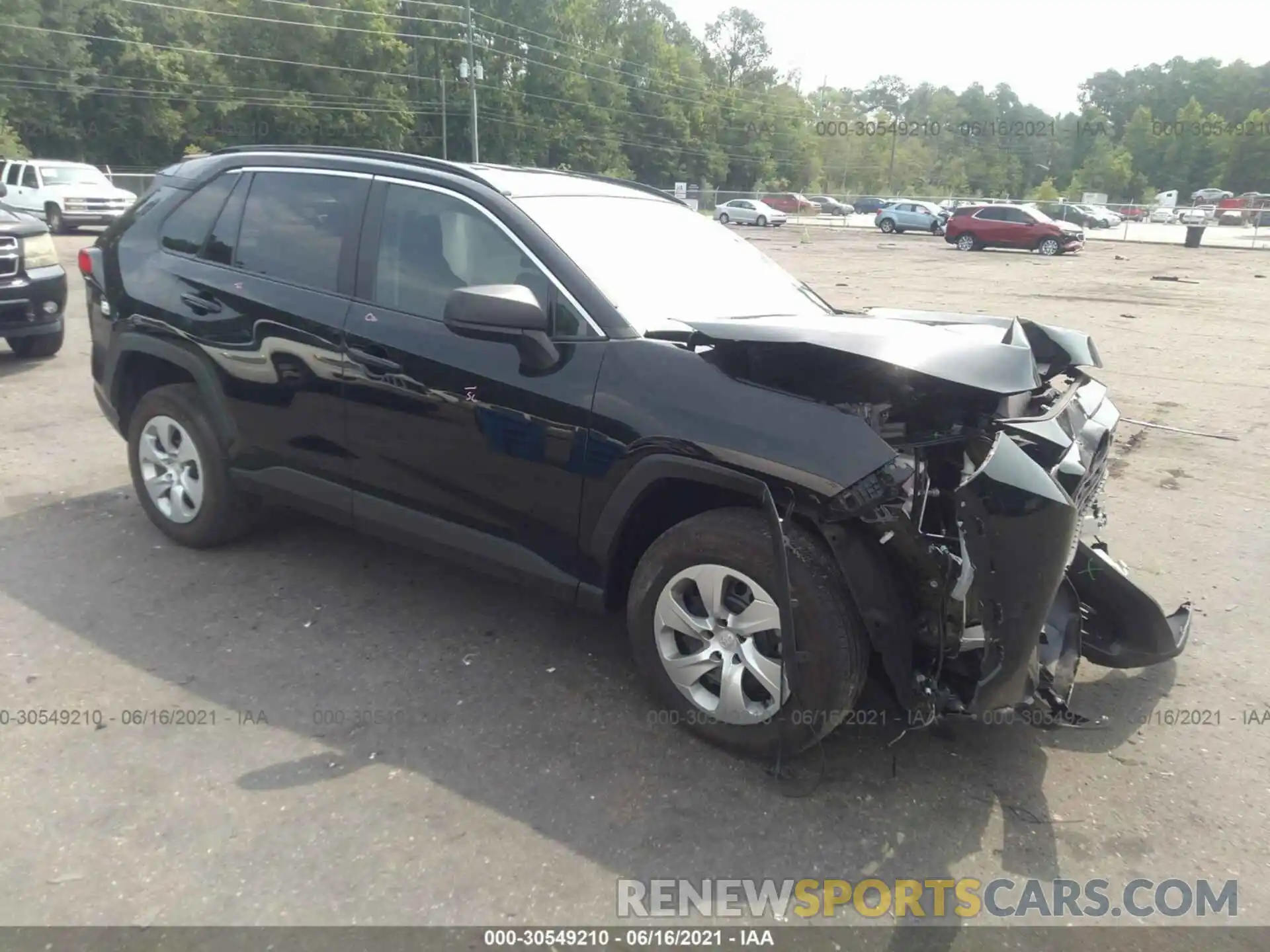 1 Photograph of a damaged car 2T3H1RFVXKW033500 TOYOTA RAV4 2019