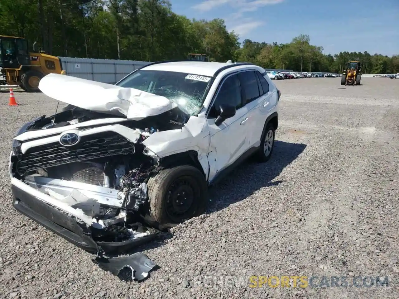 2 Photograph of a damaged car 2T3H1RFVXKW035957 TOYOTA RAV4 2019