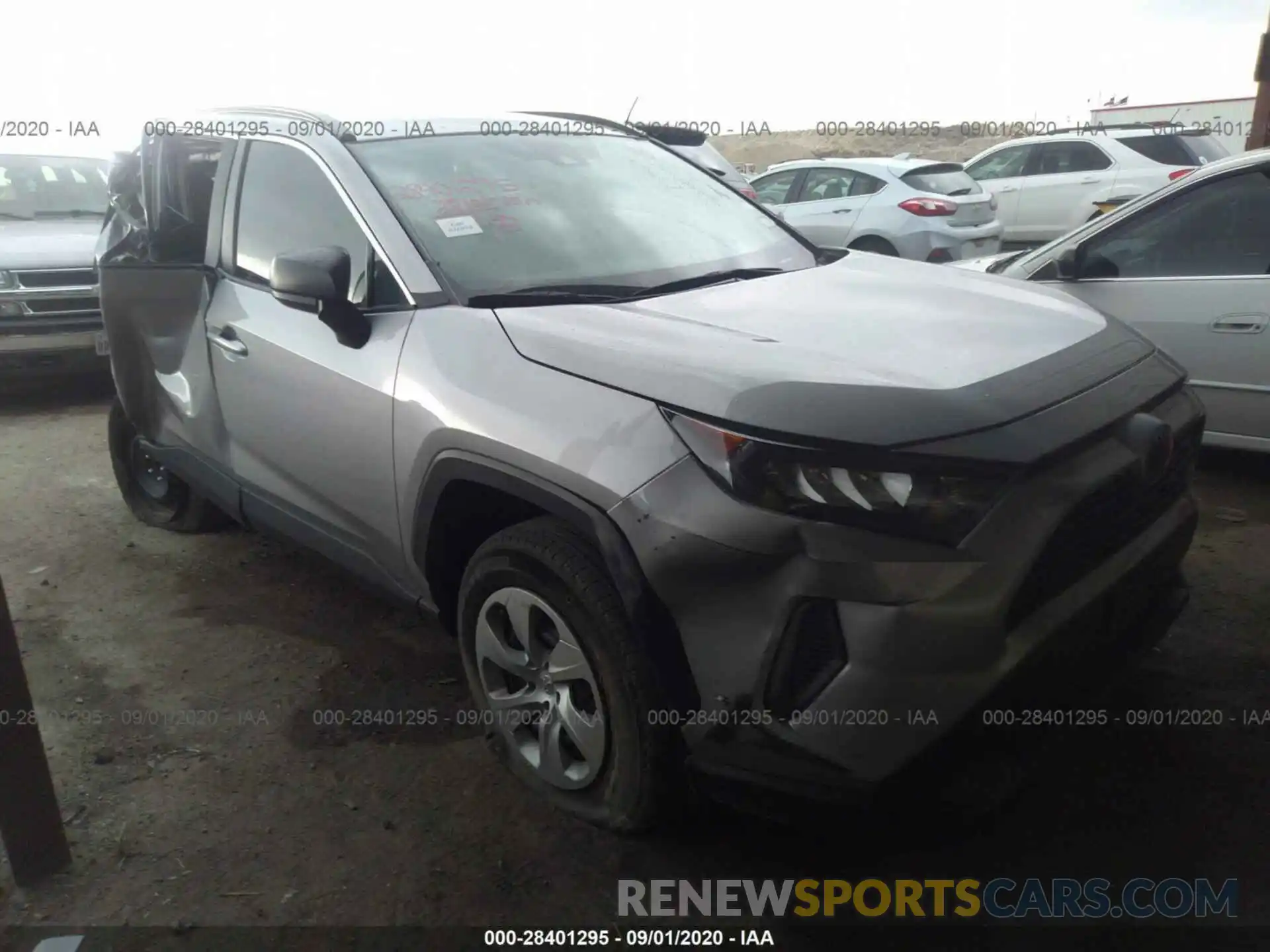 1 Photograph of a damaged car 2T3H1RFVXKW038454 TOYOTA RAV4 2019