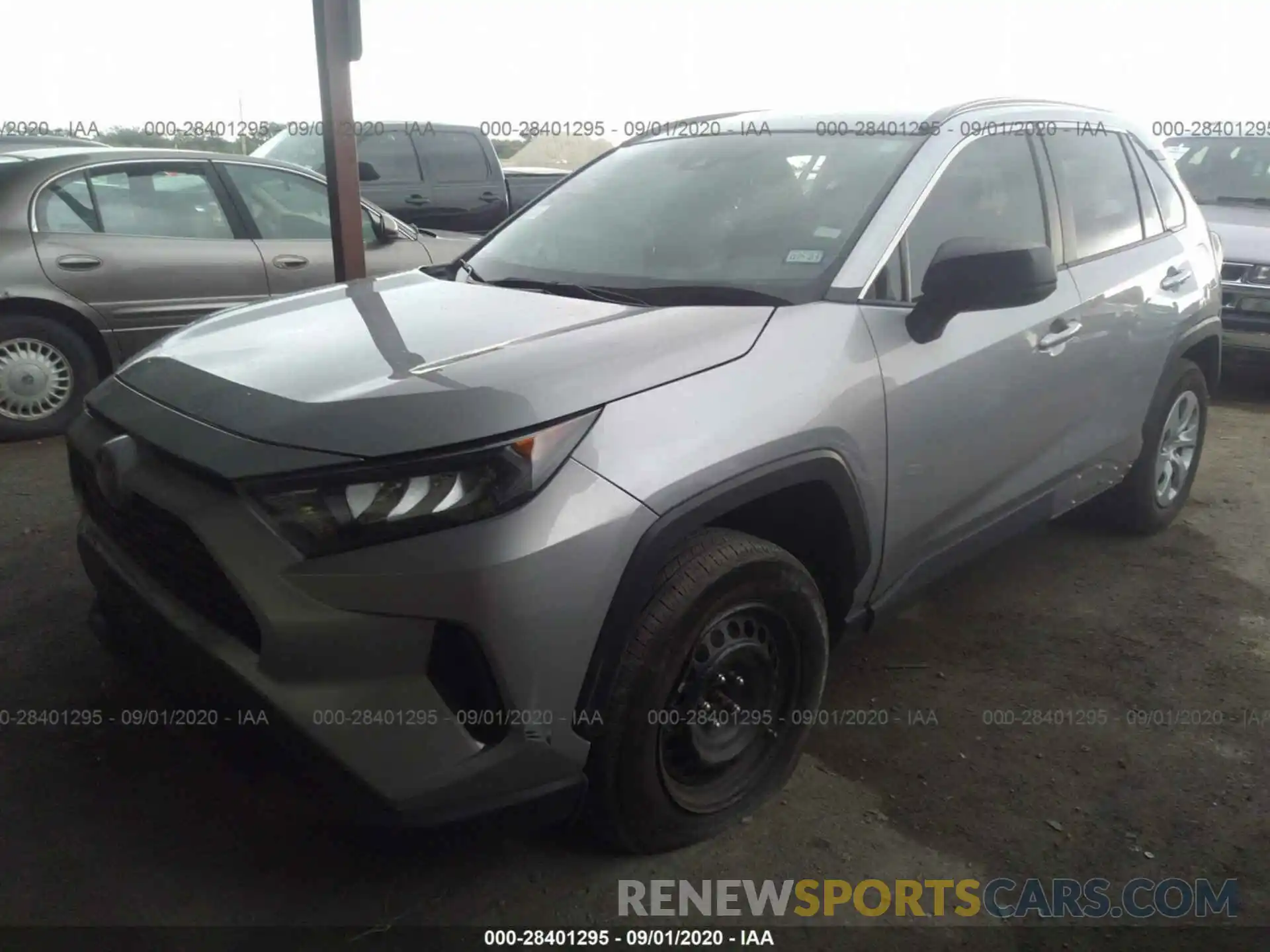 2 Photograph of a damaged car 2T3H1RFVXKW038454 TOYOTA RAV4 2019