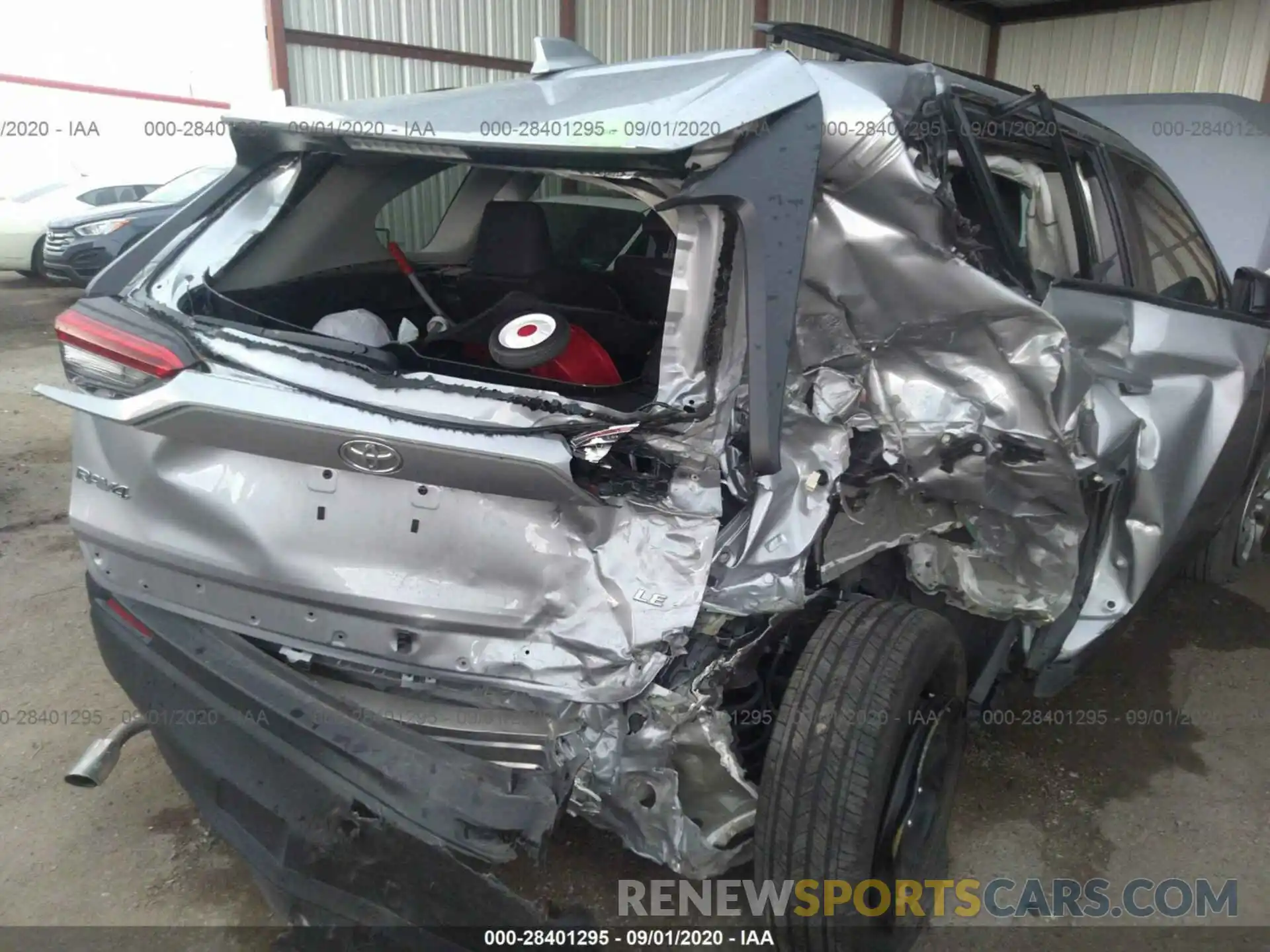 6 Photograph of a damaged car 2T3H1RFVXKW038454 TOYOTA RAV4 2019