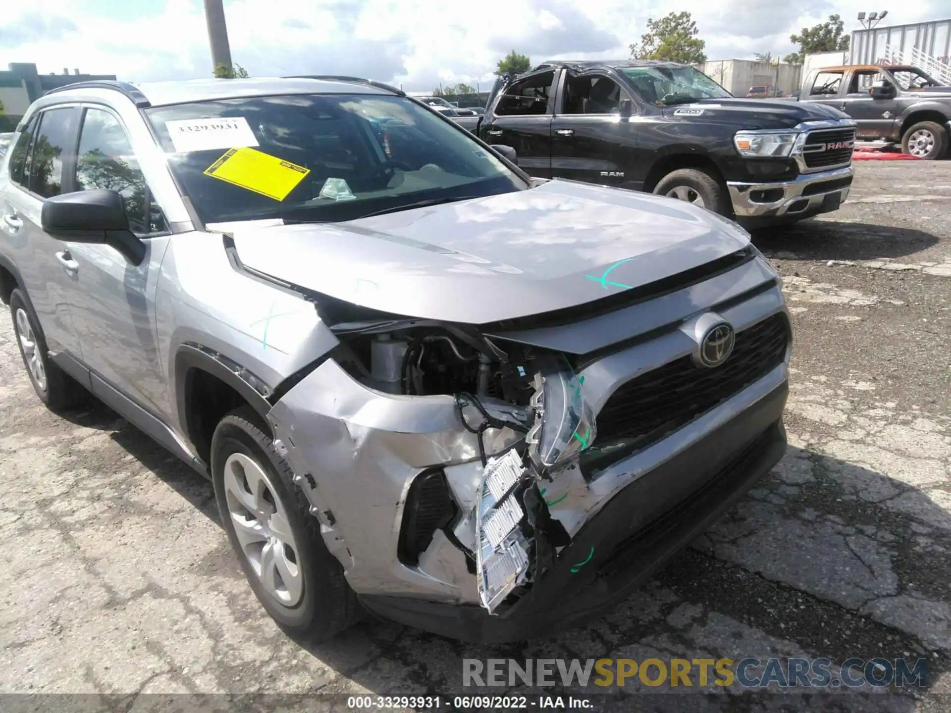 6 Фотография поврежденного автомобиля 2T3H1RFVXKW039202 TOYOTA RAV4 2019