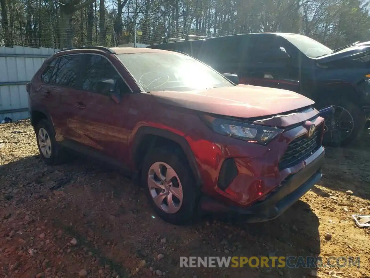 1 Photograph of a damaged car 2T3H1RFVXKW041273 TOYOTA RAV4 2019