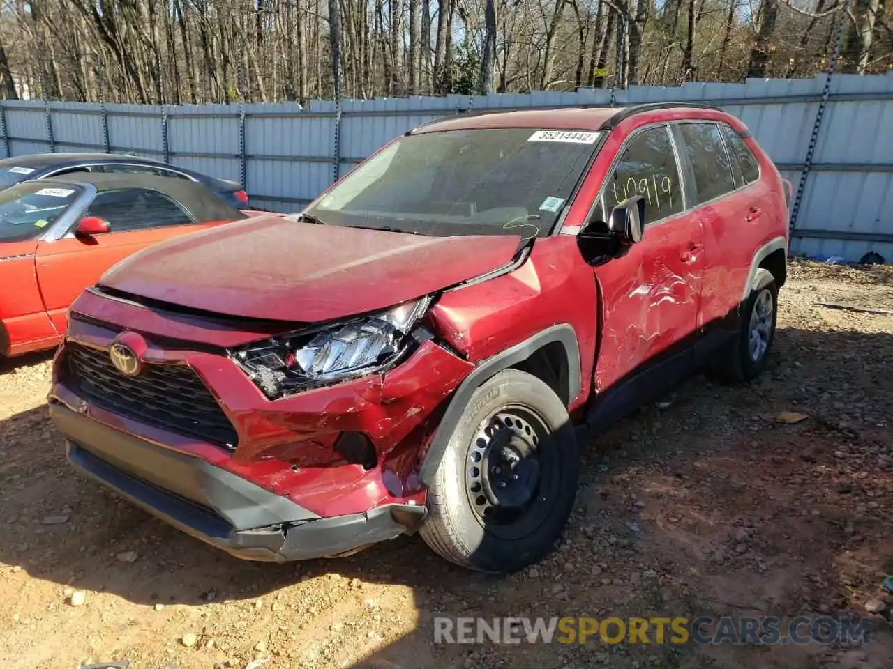 2 Photograph of a damaged car 2T3H1RFVXKW041273 TOYOTA RAV4 2019