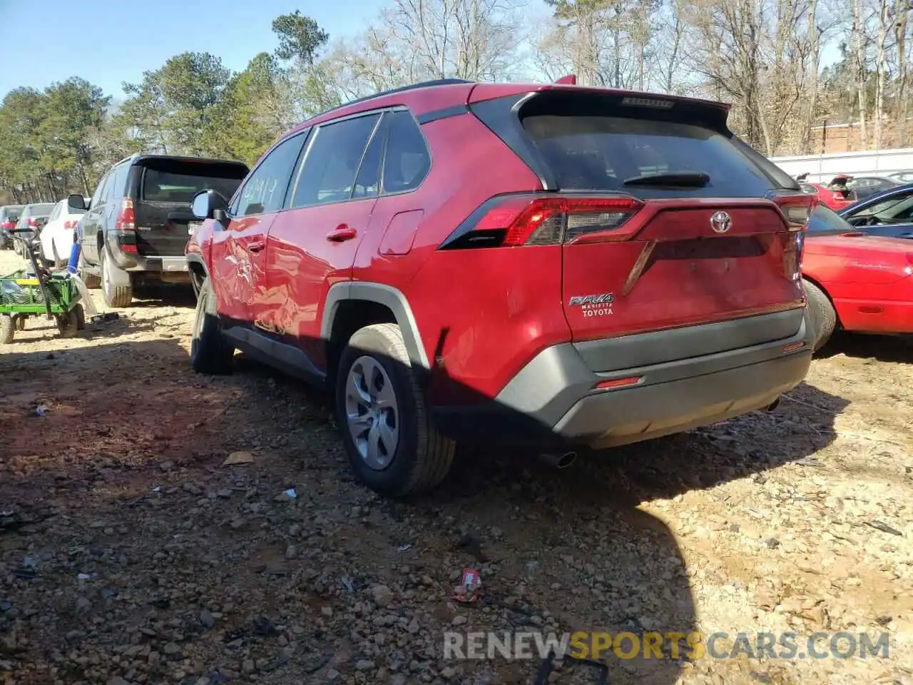 3 Photograph of a damaged car 2T3H1RFVXKW041273 TOYOTA RAV4 2019