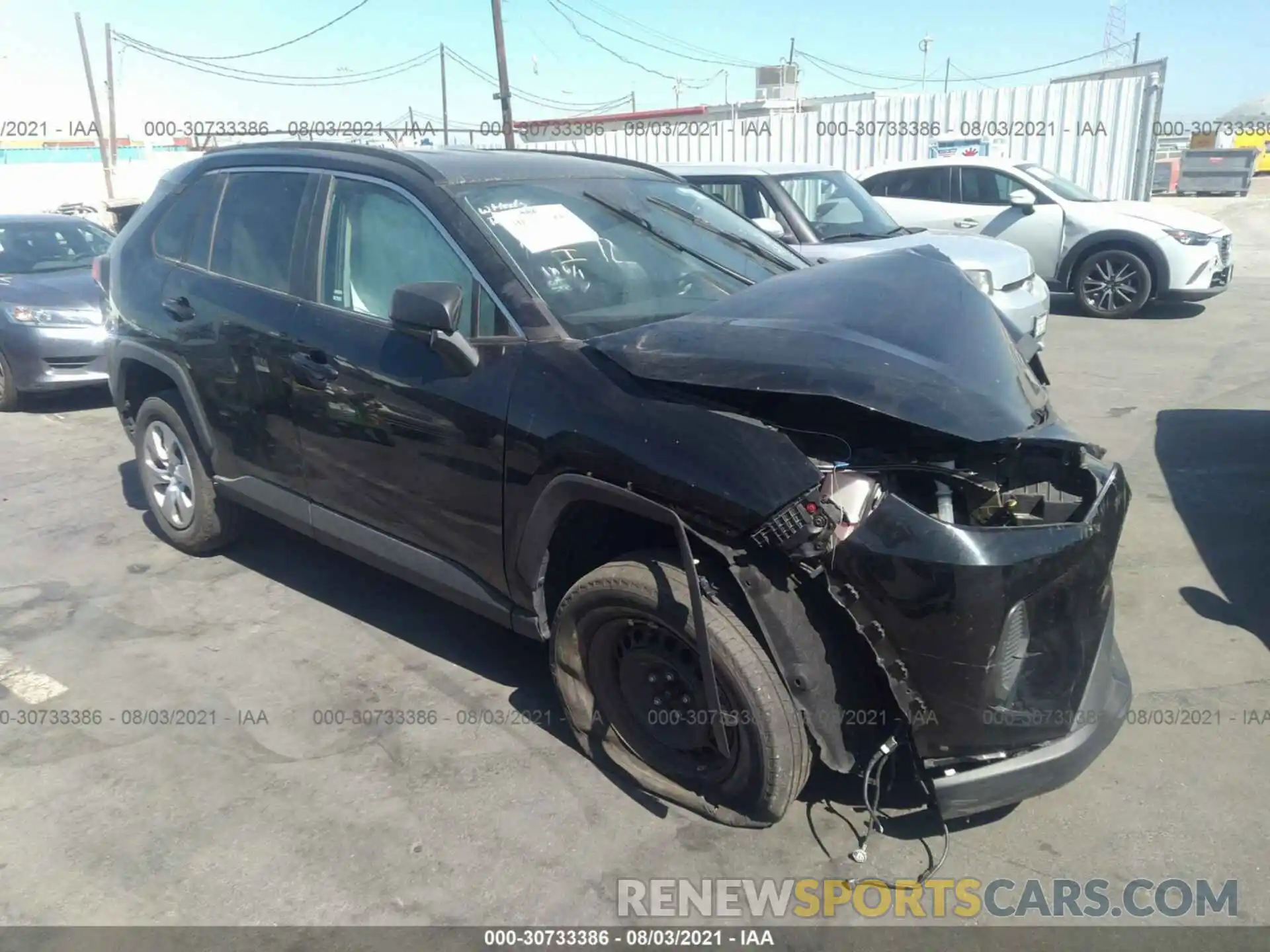 1 Photograph of a damaged car 2T3H1RFVXKW041564 TOYOTA RAV4 2019