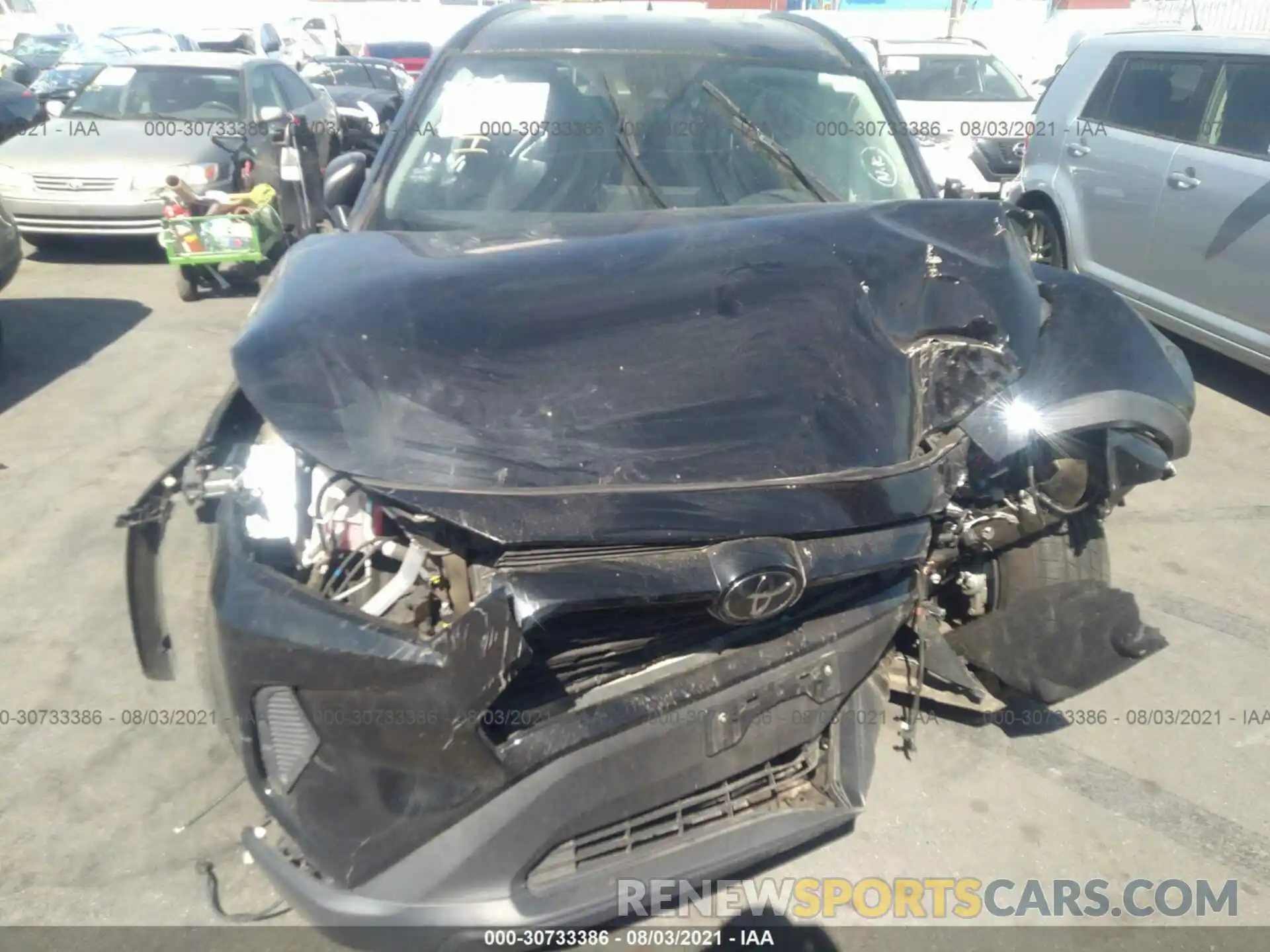 6 Фотография поврежденного автомобиля 2T3H1RFVXKW041564 TOYOTA RAV4 2019