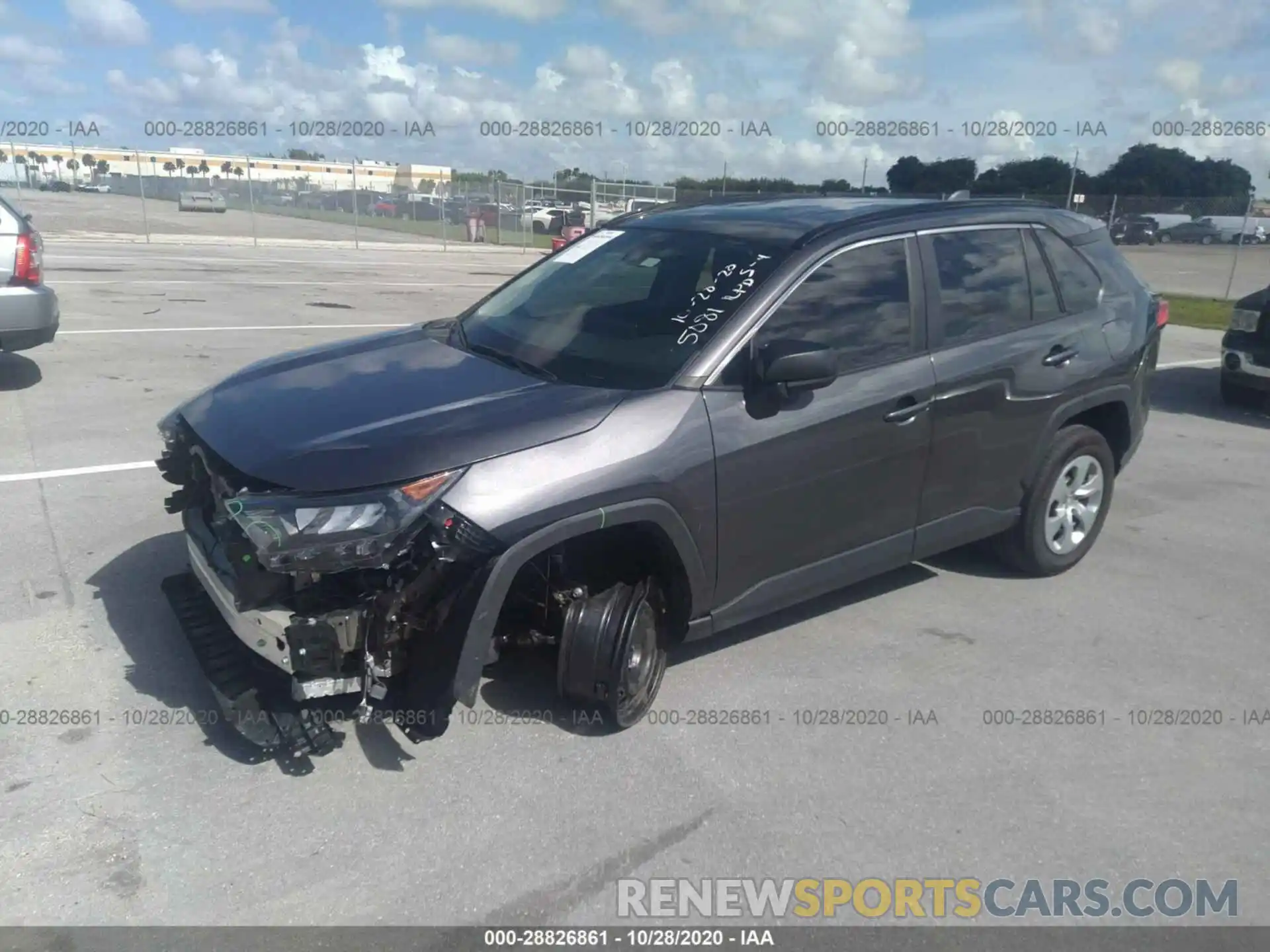 2 Photograph of a damaged car 2T3H1RFVXKW045081 TOYOTA RAV4 2019