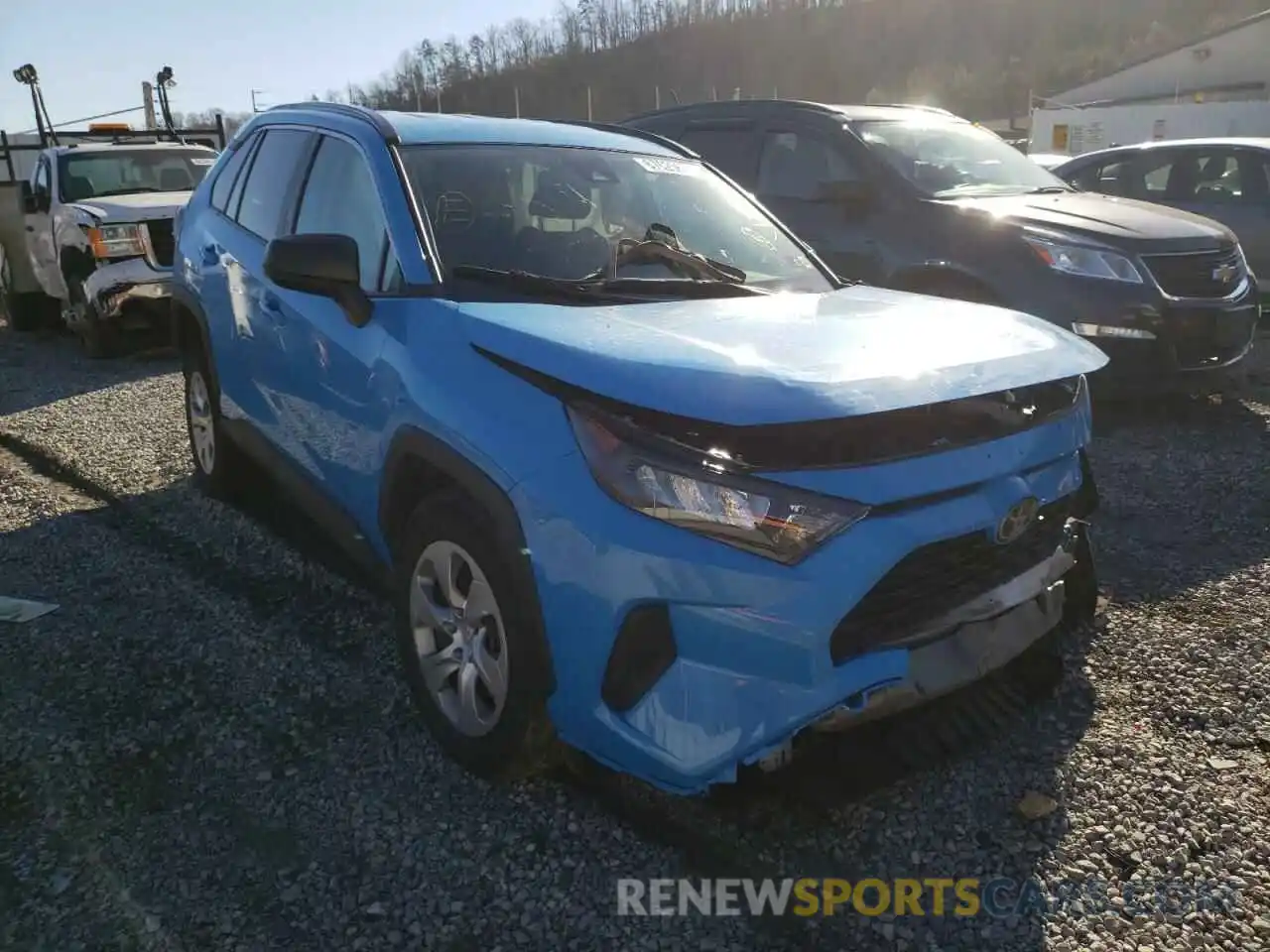 1 Photograph of a damaged car 2T3H1RFVXKW052094 TOYOTA RAV4 2019