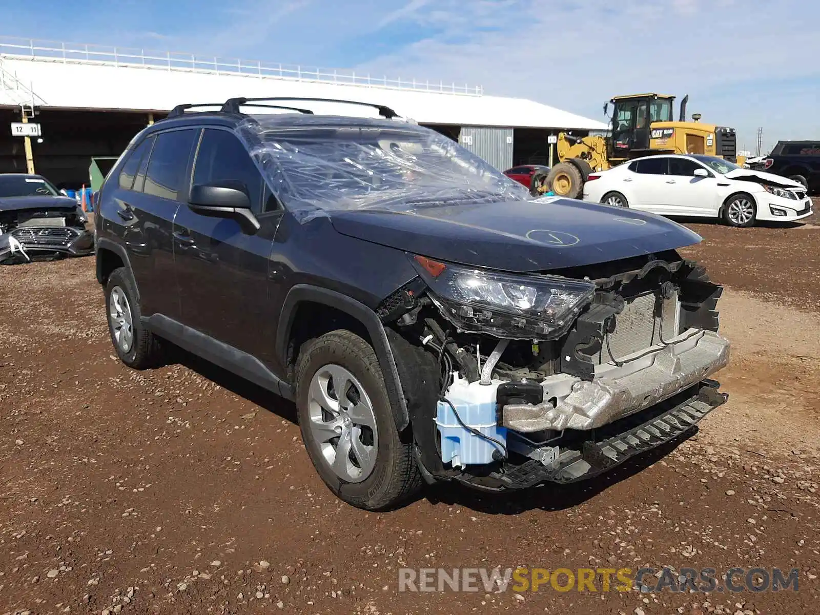 1 Photograph of a damaged car 2T3H1RFVXKW054170 TOYOTA RAV4 2019