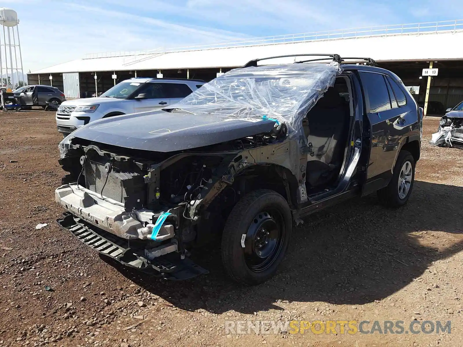 2 Photograph of a damaged car 2T3H1RFVXKW054170 TOYOTA RAV4 2019