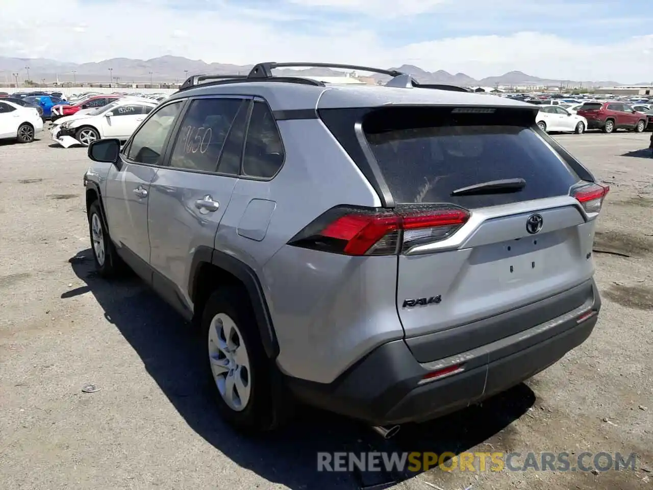 3 Photograph of a damaged car 2T3H1RFVXKW054251 TOYOTA RAV4 2019