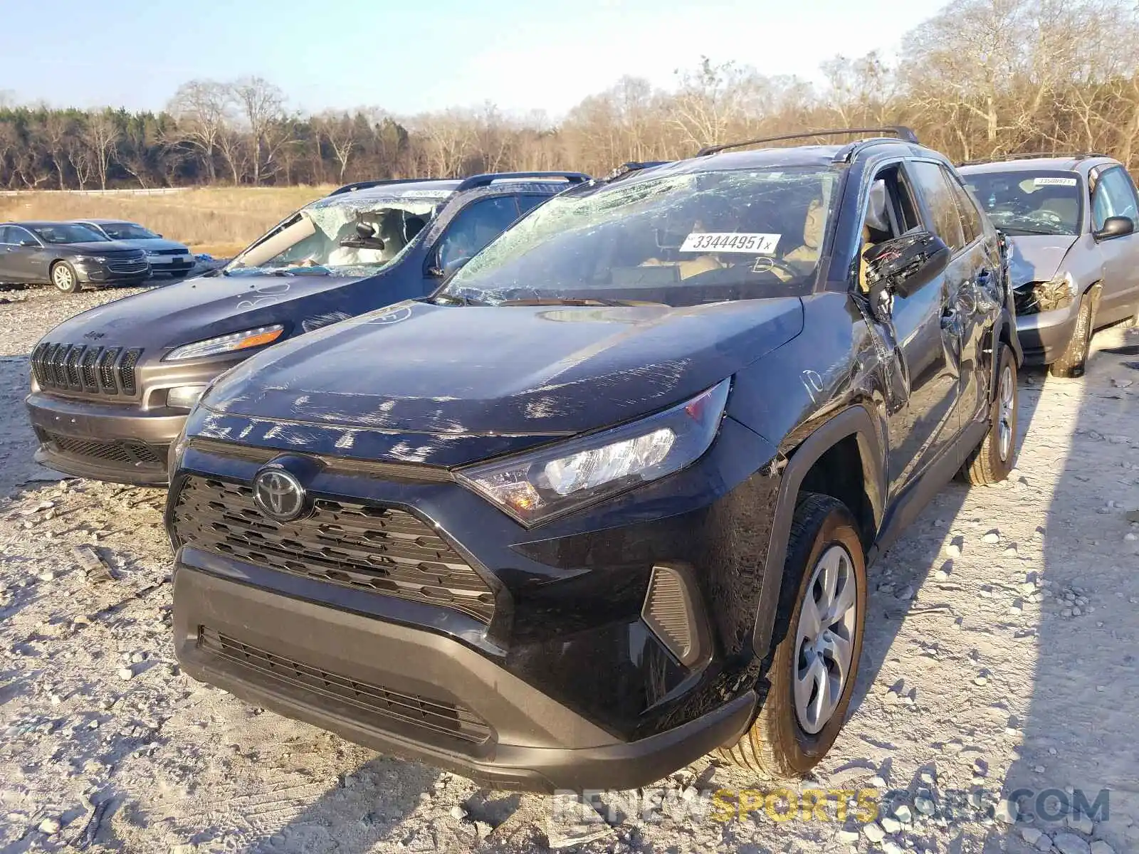 9 Photograph of a damaged car 2T3H1RFVXKW054881 TOYOTA RAV4 2019