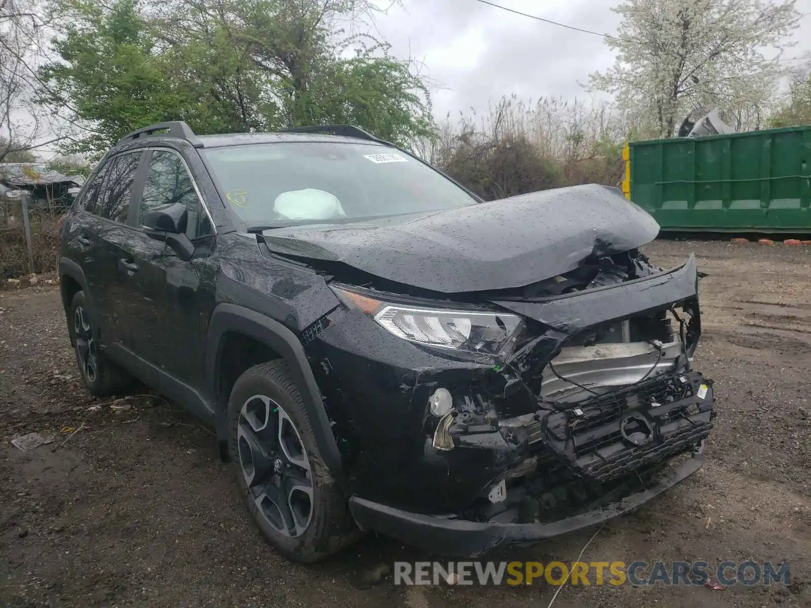 1 Photograph of a damaged car 2T3J1RFV0KC001190 TOYOTA RAV4 2019