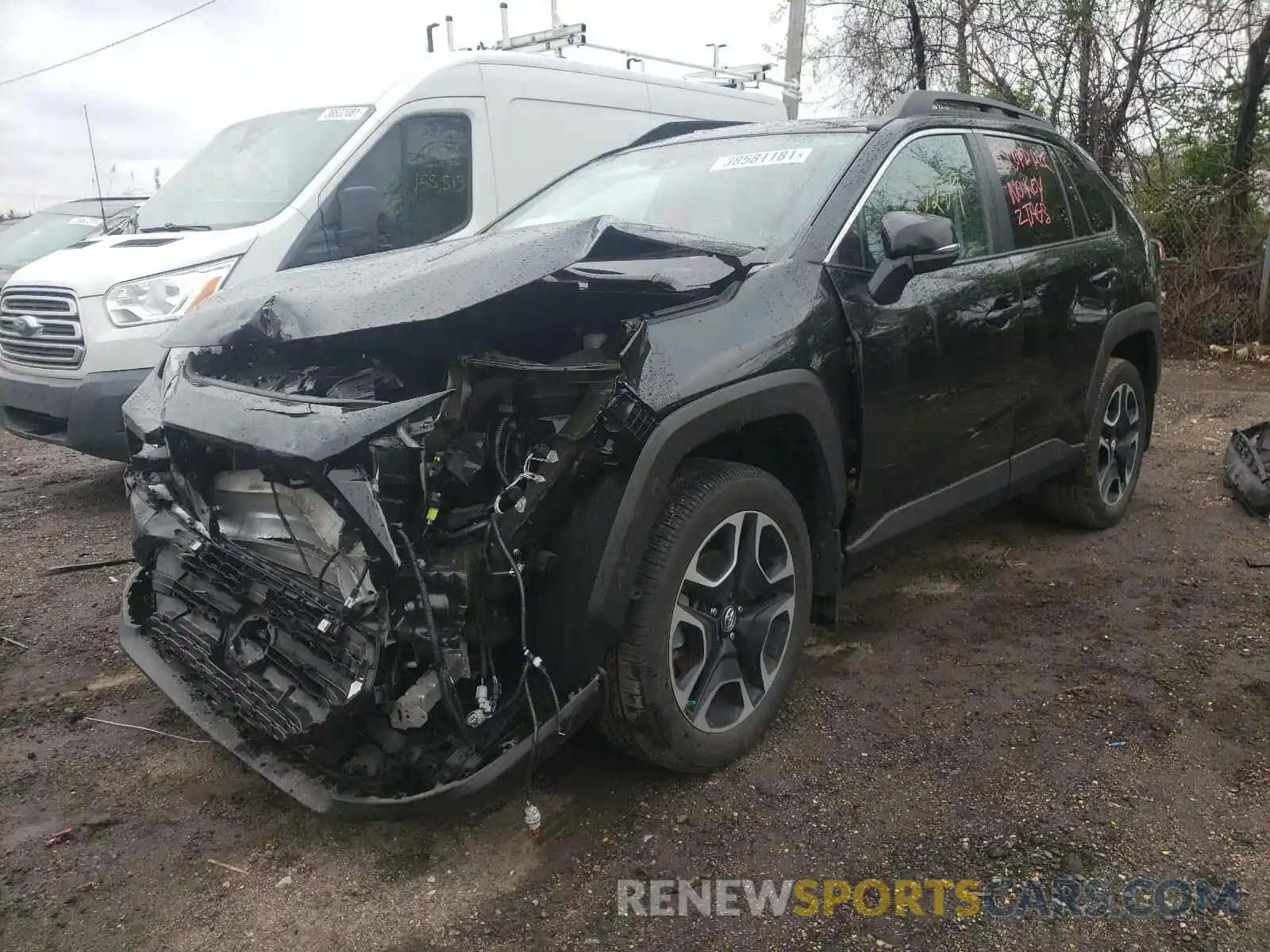 2 Photograph of a damaged car 2T3J1RFV0KC001190 TOYOTA RAV4 2019