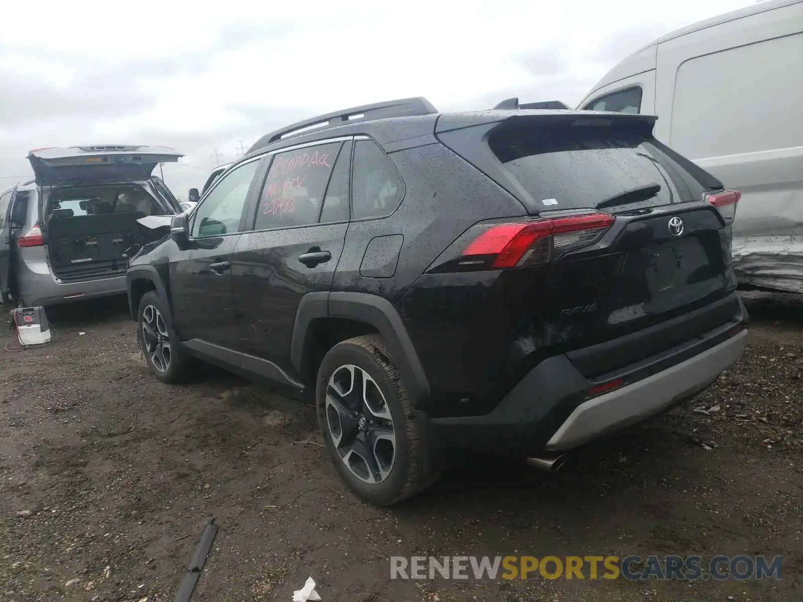 3 Photograph of a damaged car 2T3J1RFV0KC001190 TOYOTA RAV4 2019