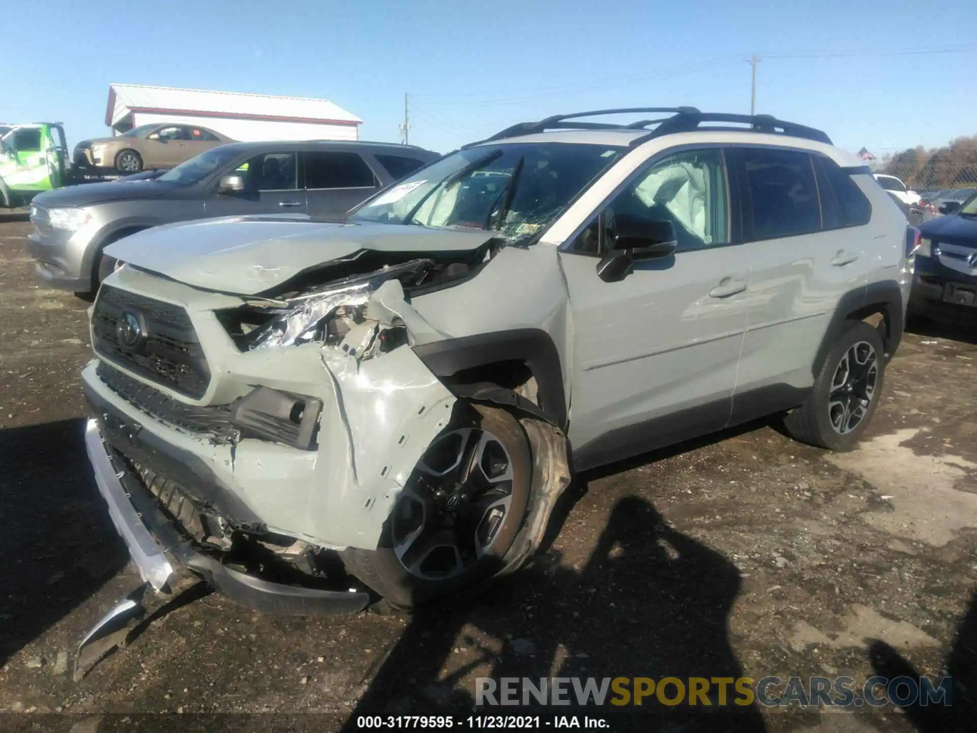 2 Photograph of a damaged car 2T3J1RFV0KC016790 TOYOTA RAV4 2019