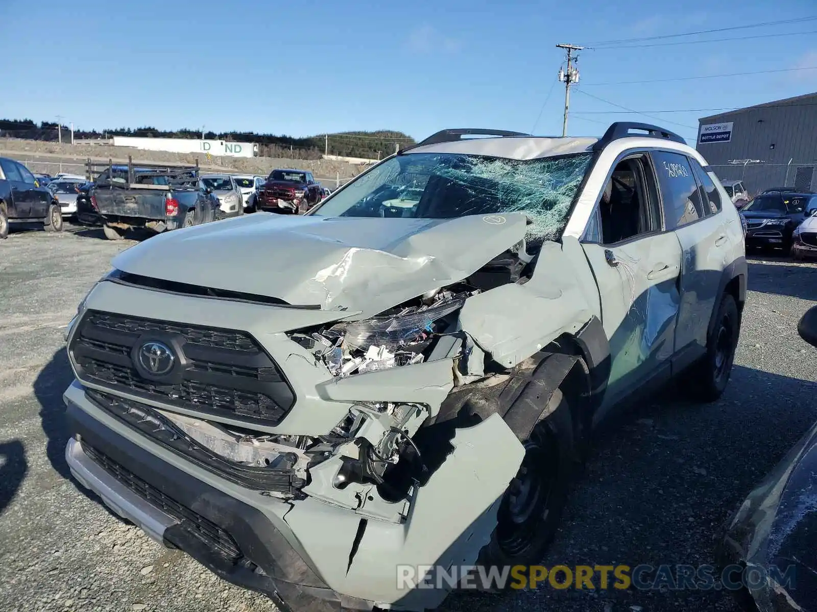 2 Photograph of a damaged car 2T3J1RFV0KC023447 TOYOTA RAV4 2019