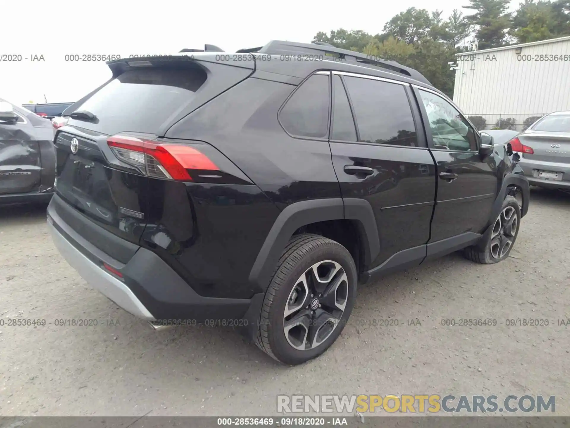 4 Photograph of a damaged car 2T3J1RFV0KC052818 TOYOTA RAV4 2019