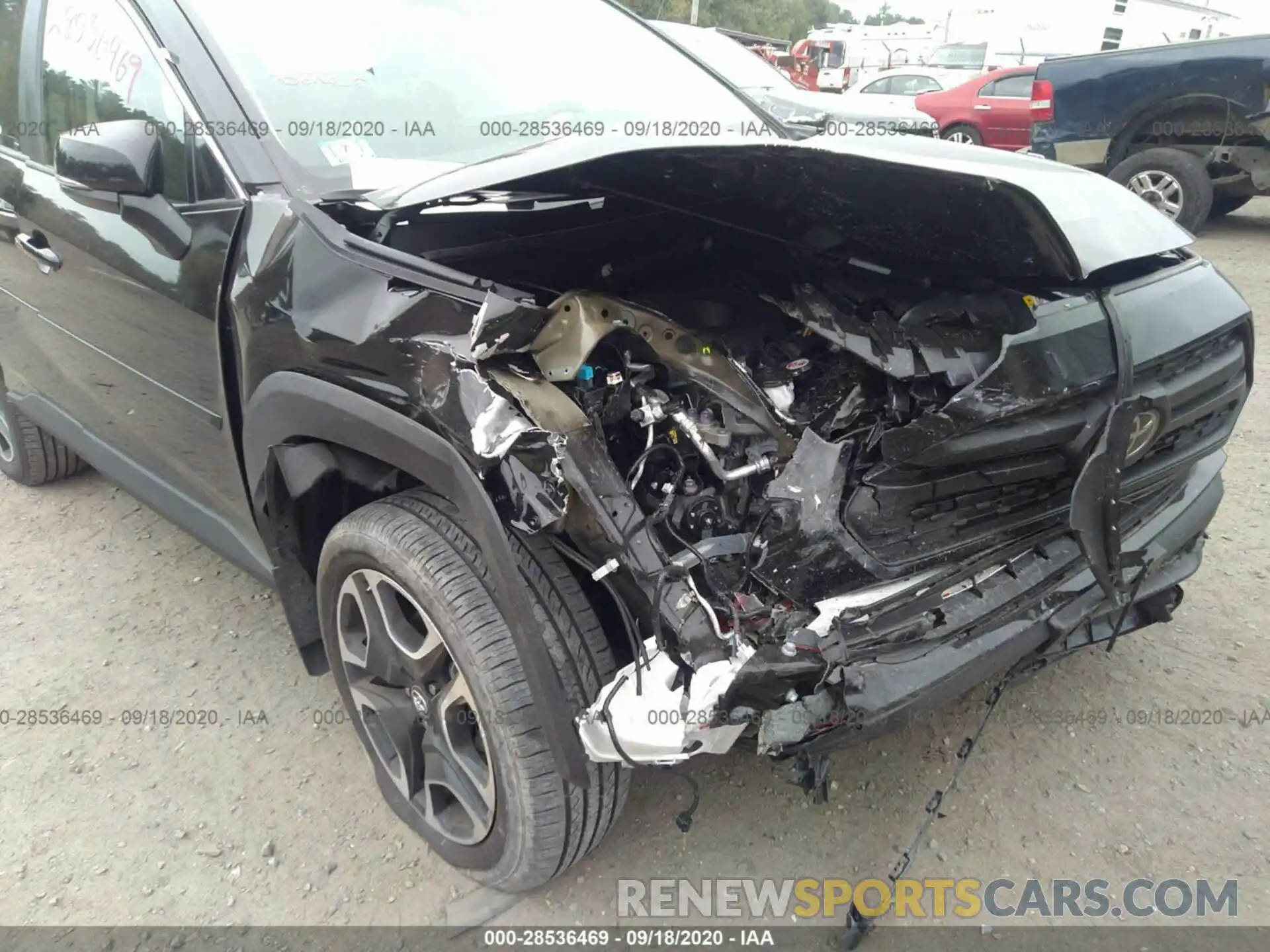 6 Photograph of a damaged car 2T3J1RFV0KC052818 TOYOTA RAV4 2019