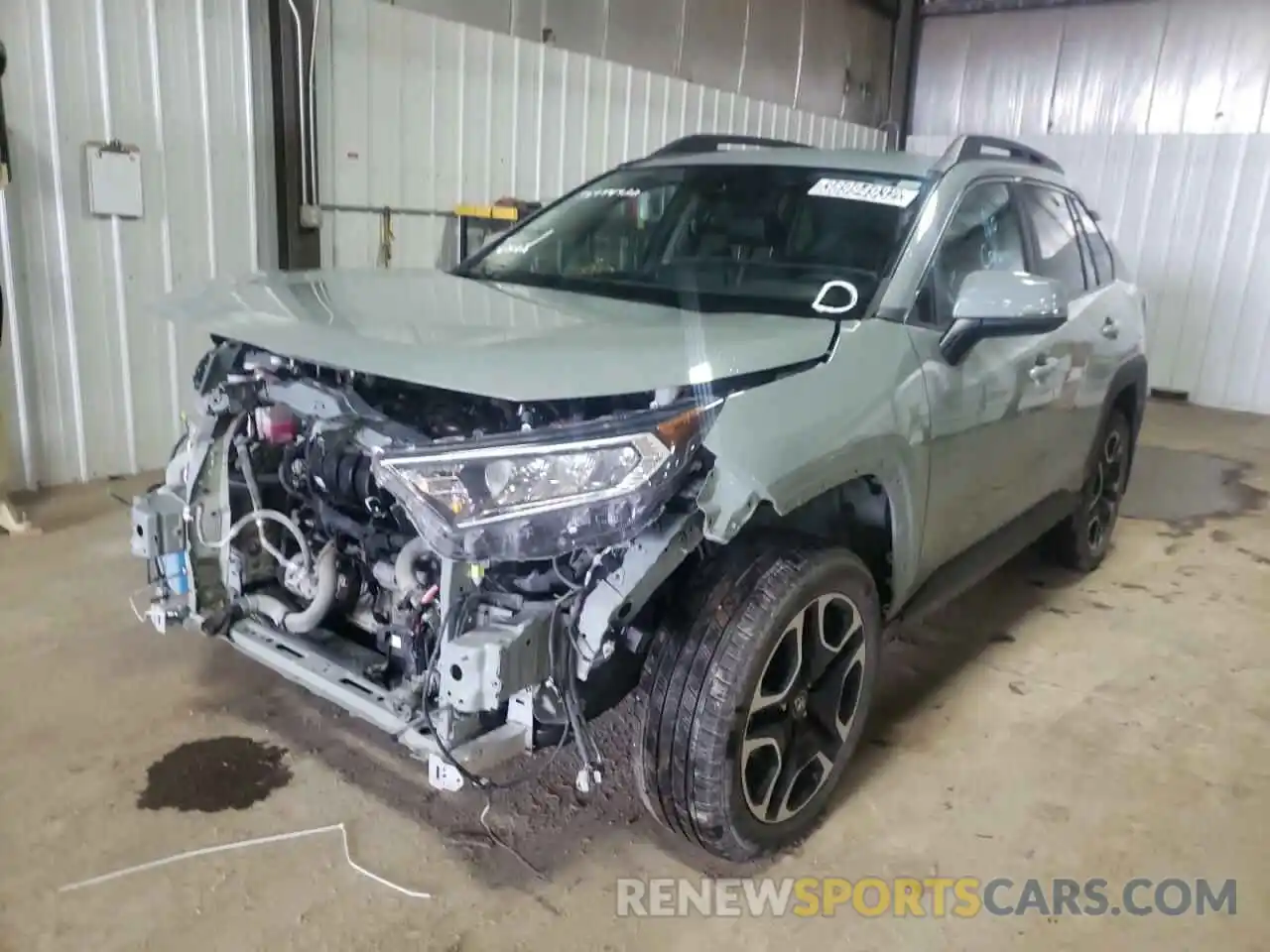 2 Photograph of a damaged car 2T3J1RFV0KC059753 TOYOTA RAV4 2019