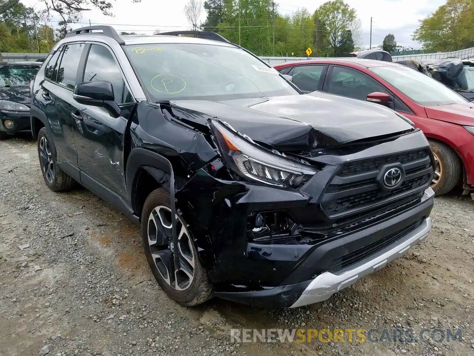 1 Photograph of a damaged car 2T3J1RFV0KC060224 TOYOTA RAV4 2019