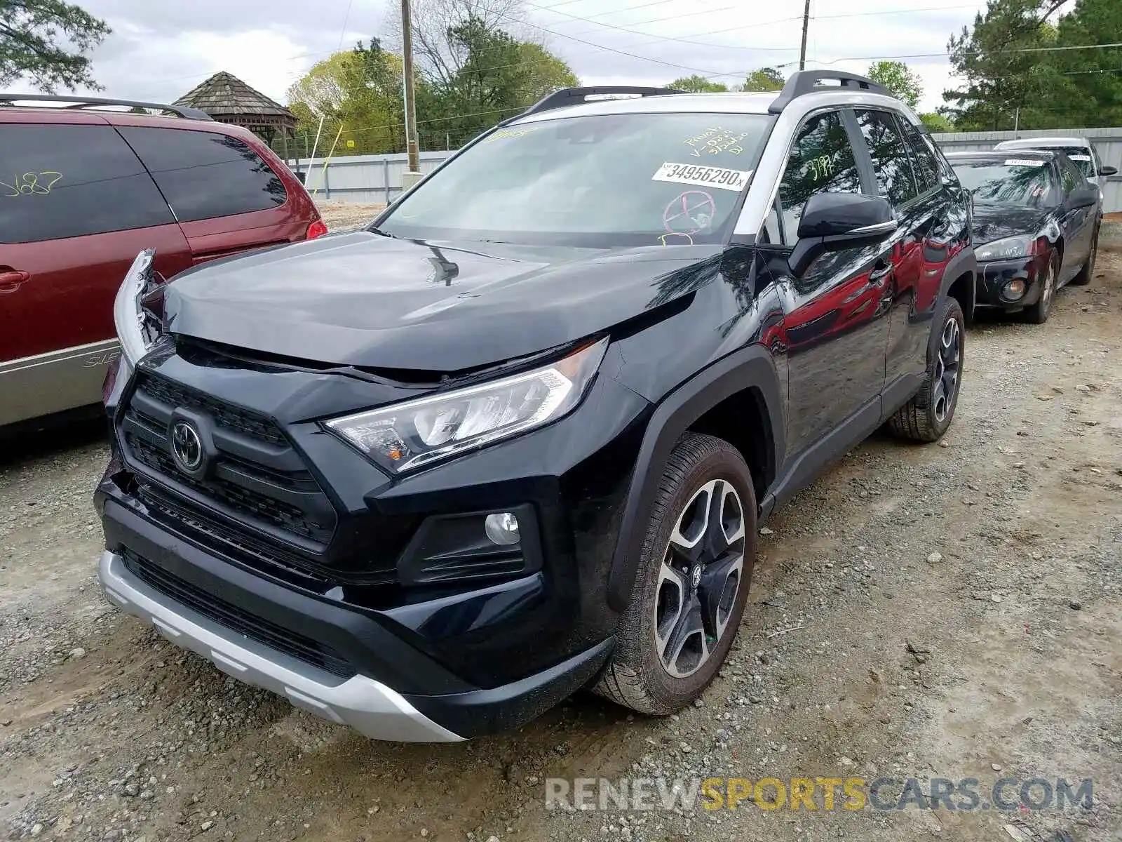 2 Photograph of a damaged car 2T3J1RFV0KC060224 TOYOTA RAV4 2019