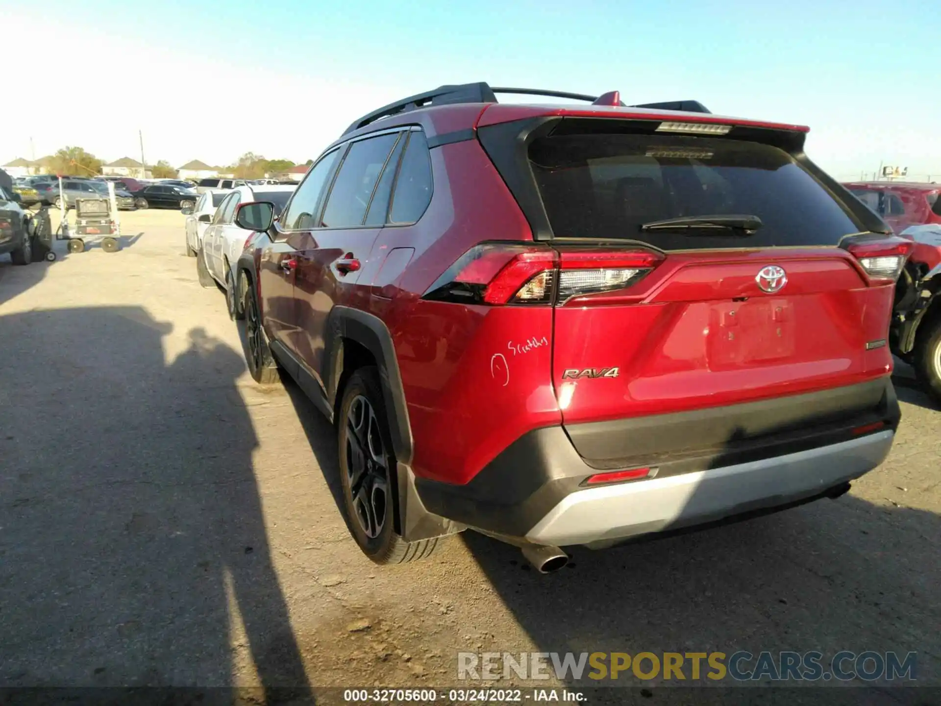 3 Photograph of a damaged car 2T3J1RFV0KW003357 TOYOTA RAV4 2019