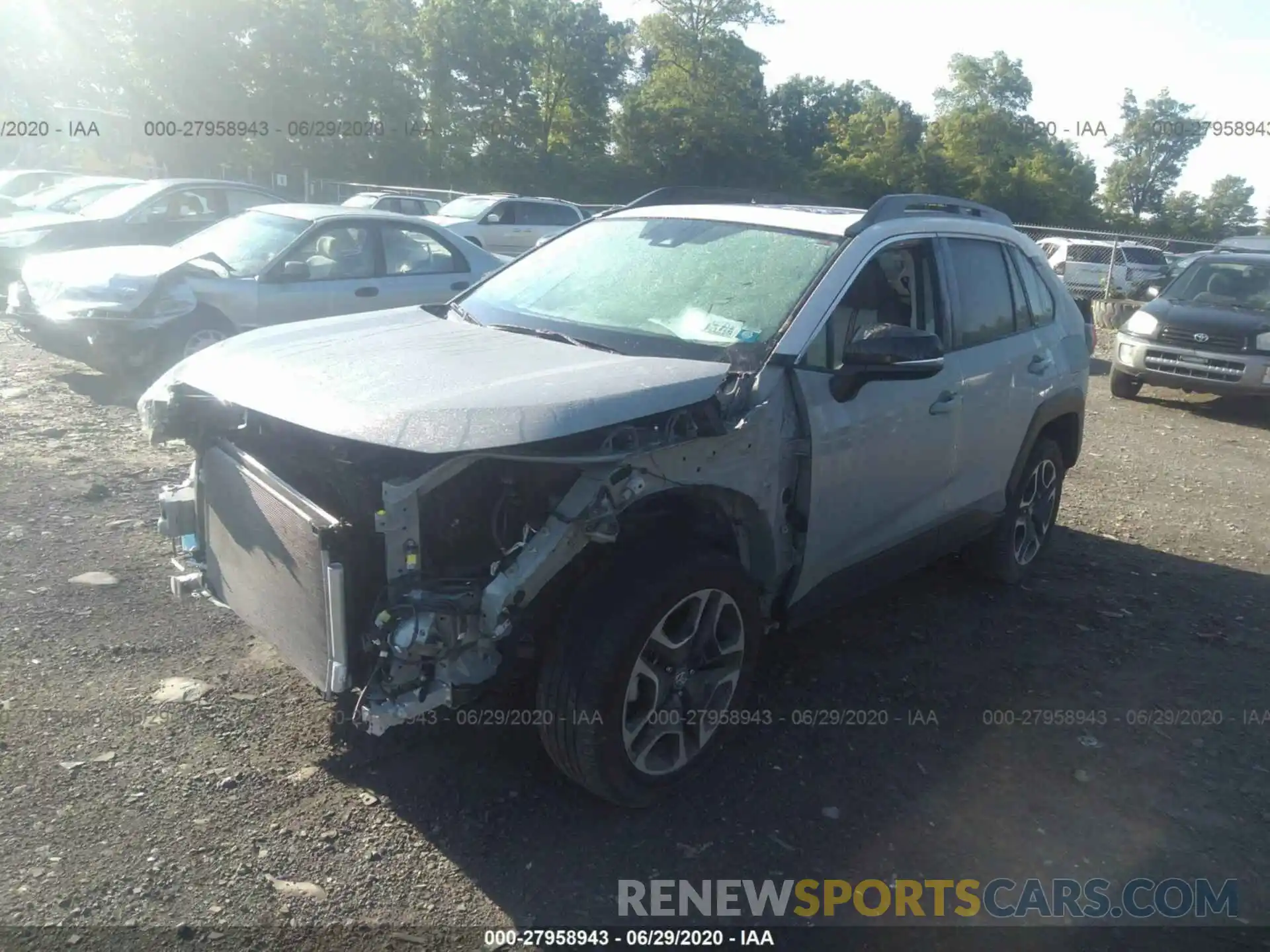 2 Photograph of a damaged car 2T3J1RFV0KW005366 TOYOTA RAV4 2019