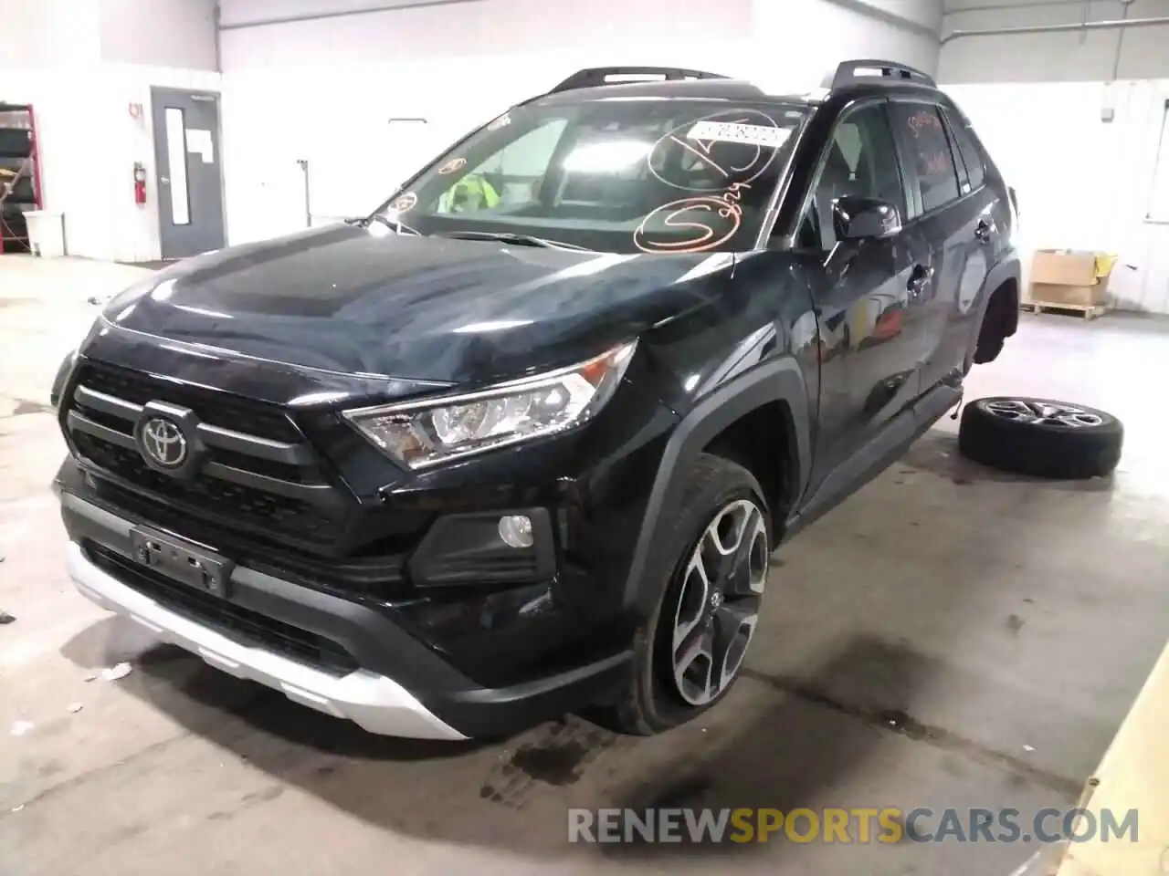 2 Photograph of a damaged car 2T3J1RFV0KW007280 TOYOTA RAV4 2019