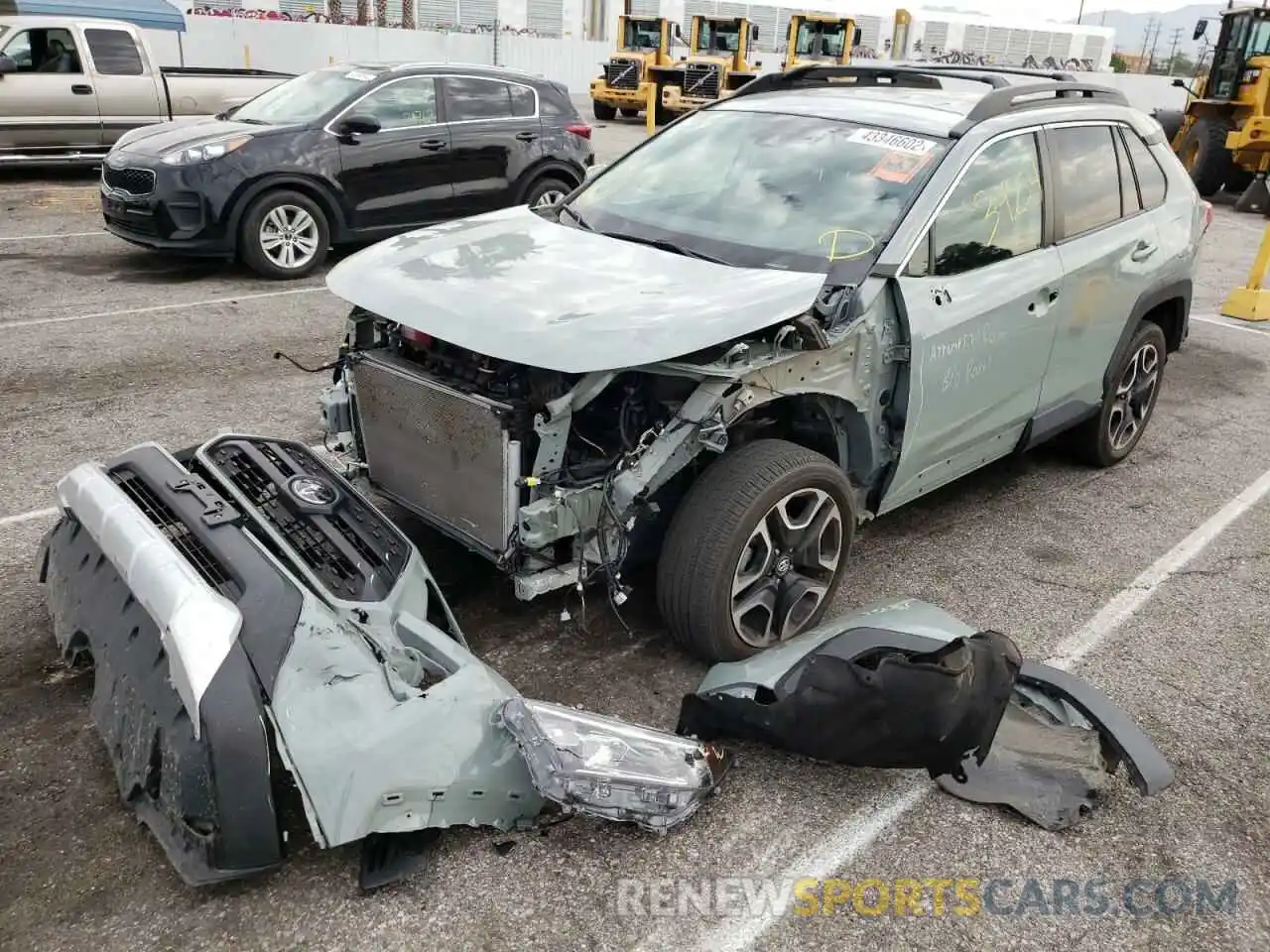 2 Photograph of a damaged car 2T3J1RFV0KW007781 TOYOTA RAV4 2019