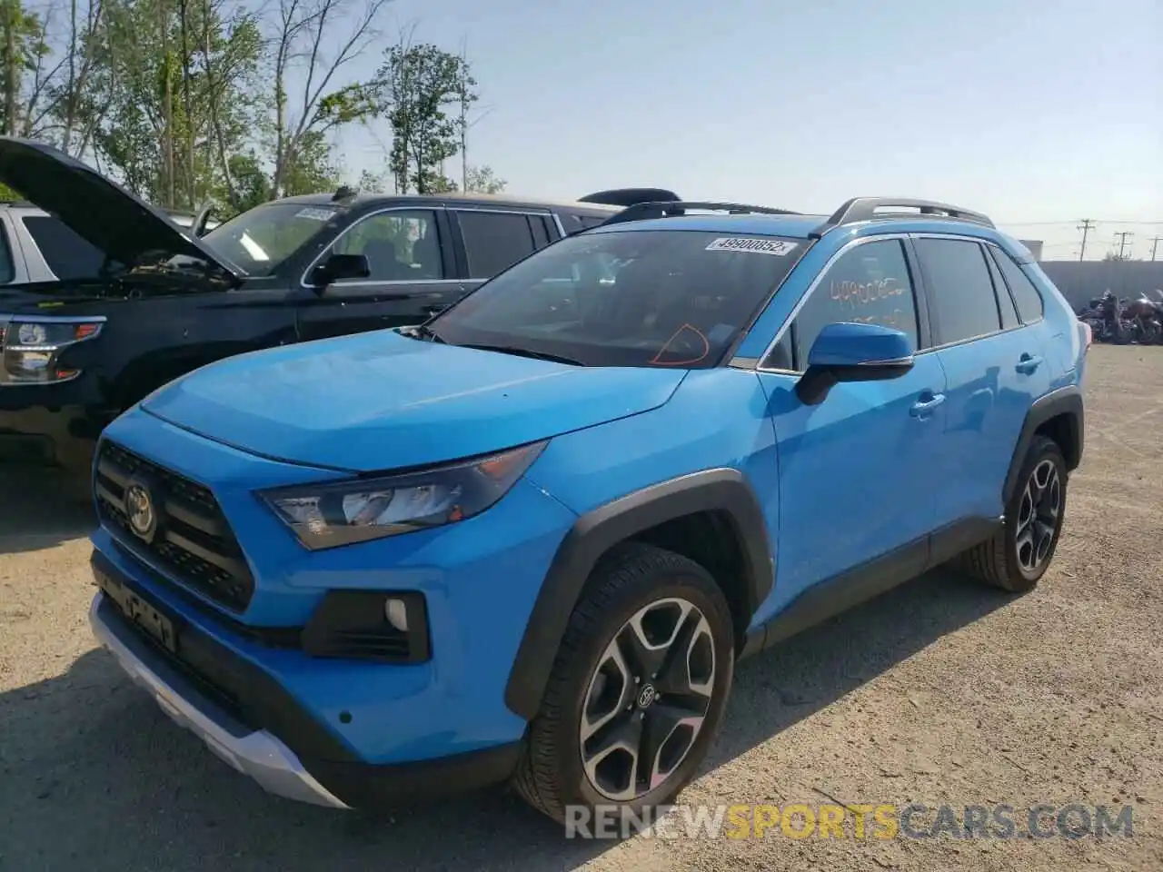 2 Photograph of a damaged car 2T3J1RFV0KW012589 TOYOTA RAV4 2019