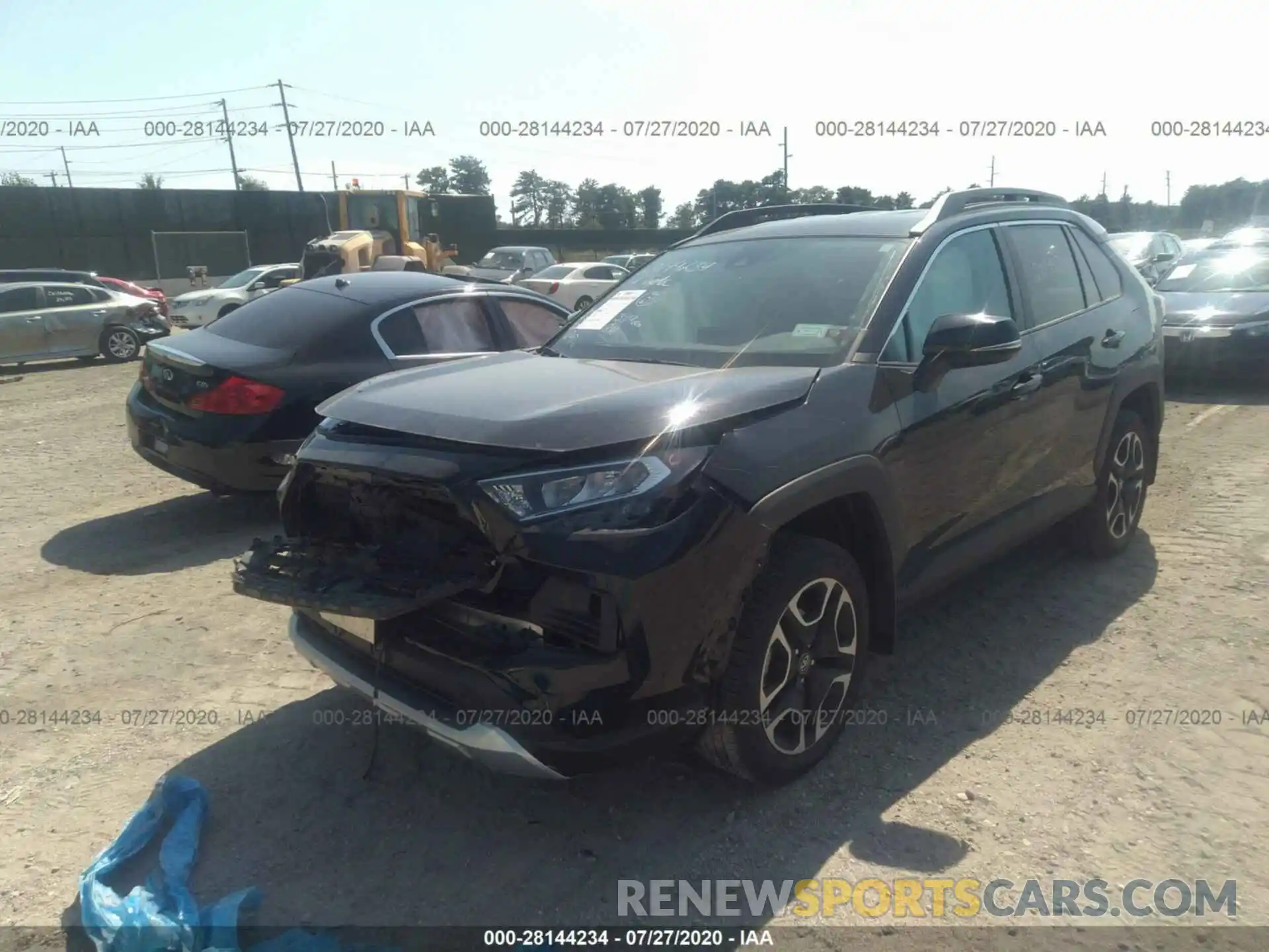 6 Фотография поврежденного автомобиля 2T3J1RFV0KW028680 TOYOTA RAV4 2019