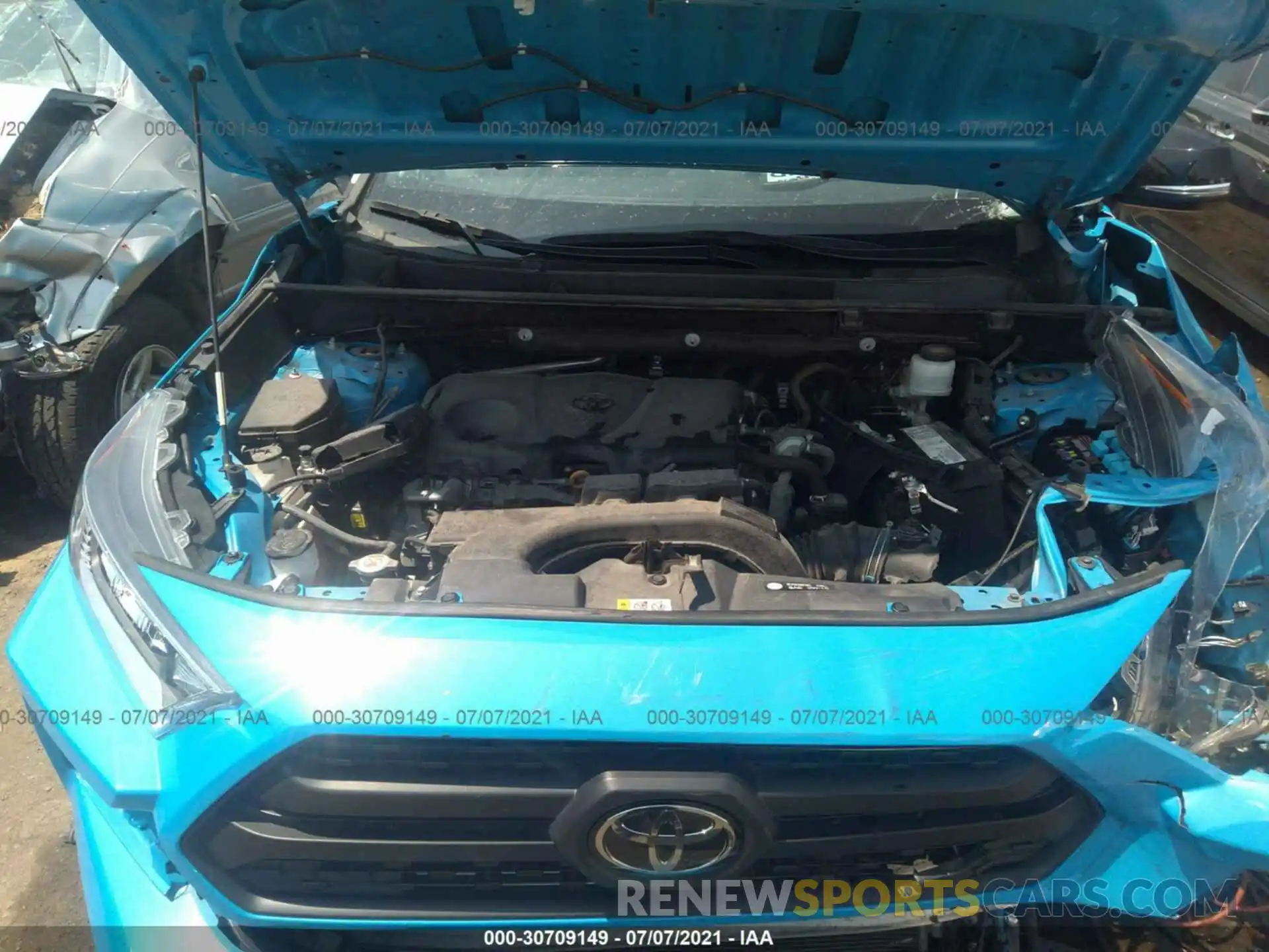 10 Photograph of a damaged car 2T3J1RFV0KW035631 TOYOTA RAV4 2019