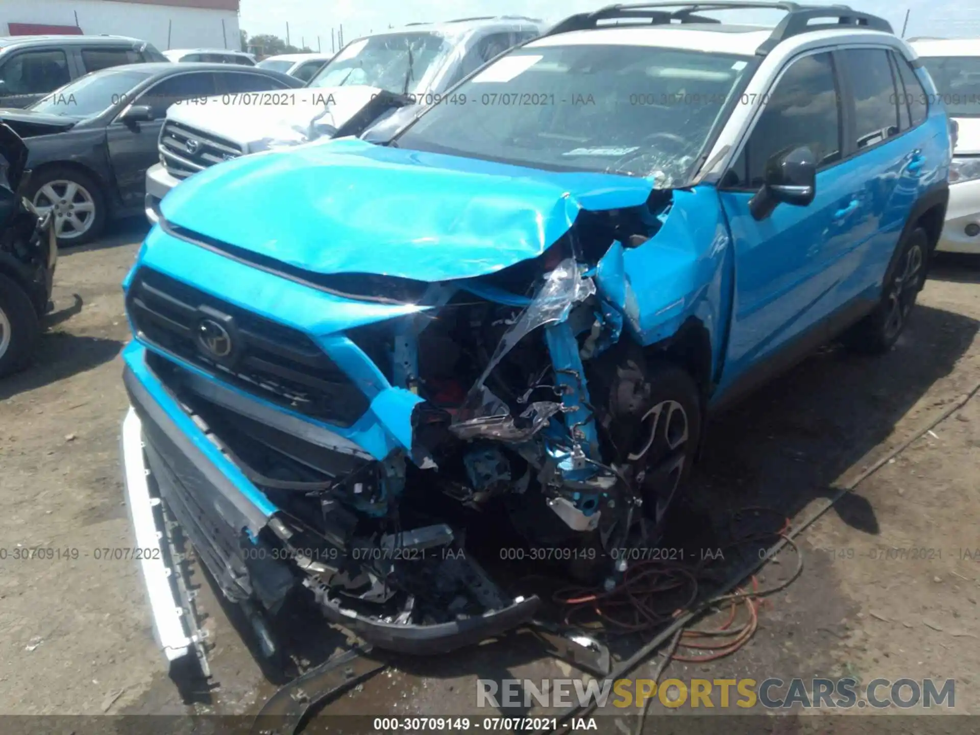 2 Photograph of a damaged car 2T3J1RFV0KW035631 TOYOTA RAV4 2019