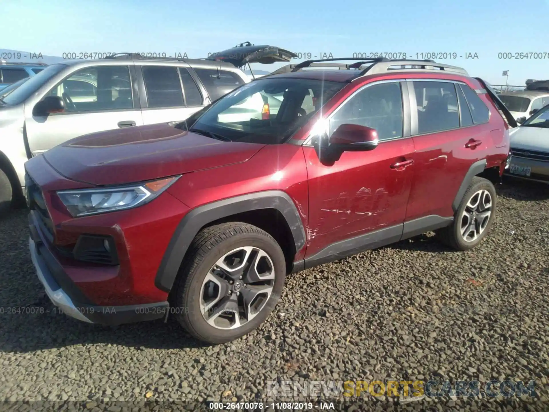 2 Фотография поврежденного автомобиля 2T3J1RFV0KW036861 TOYOTA RAV4 2019