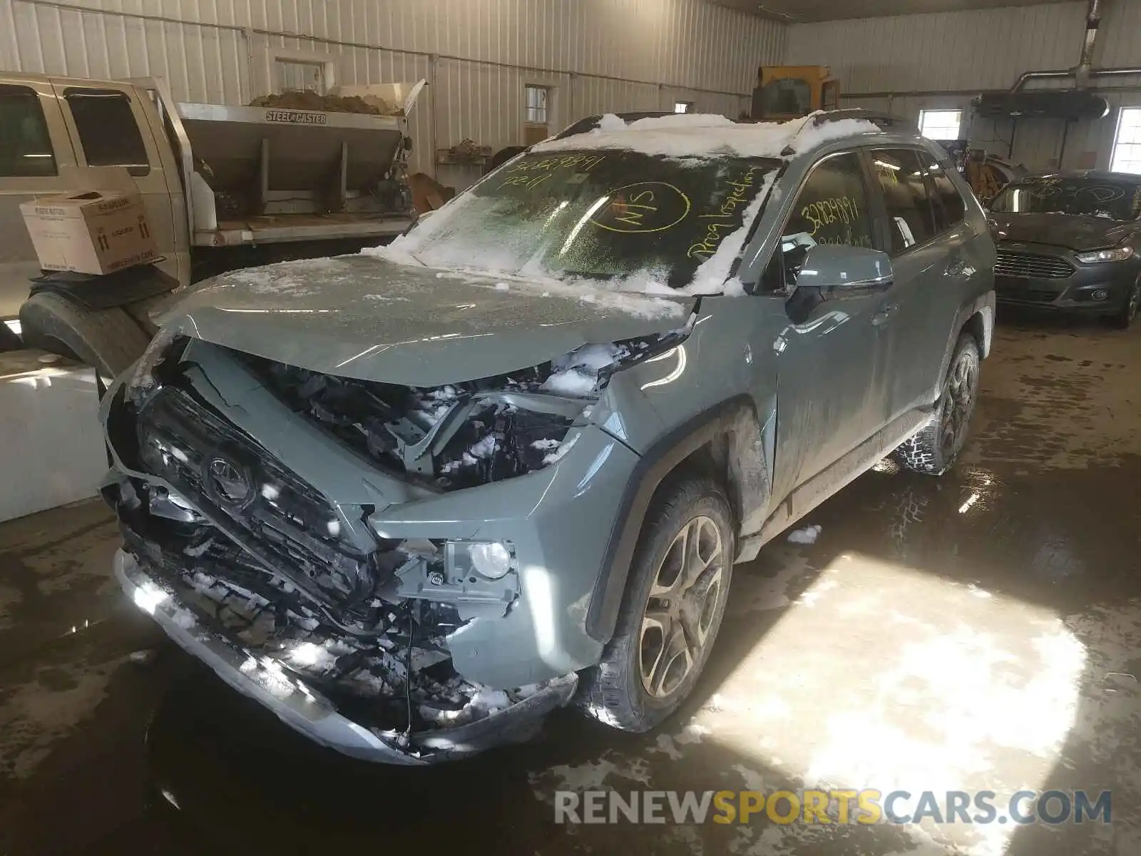 2 Photograph of a damaged car 2T3J1RFV0KW039467 TOYOTA RAV4 2019