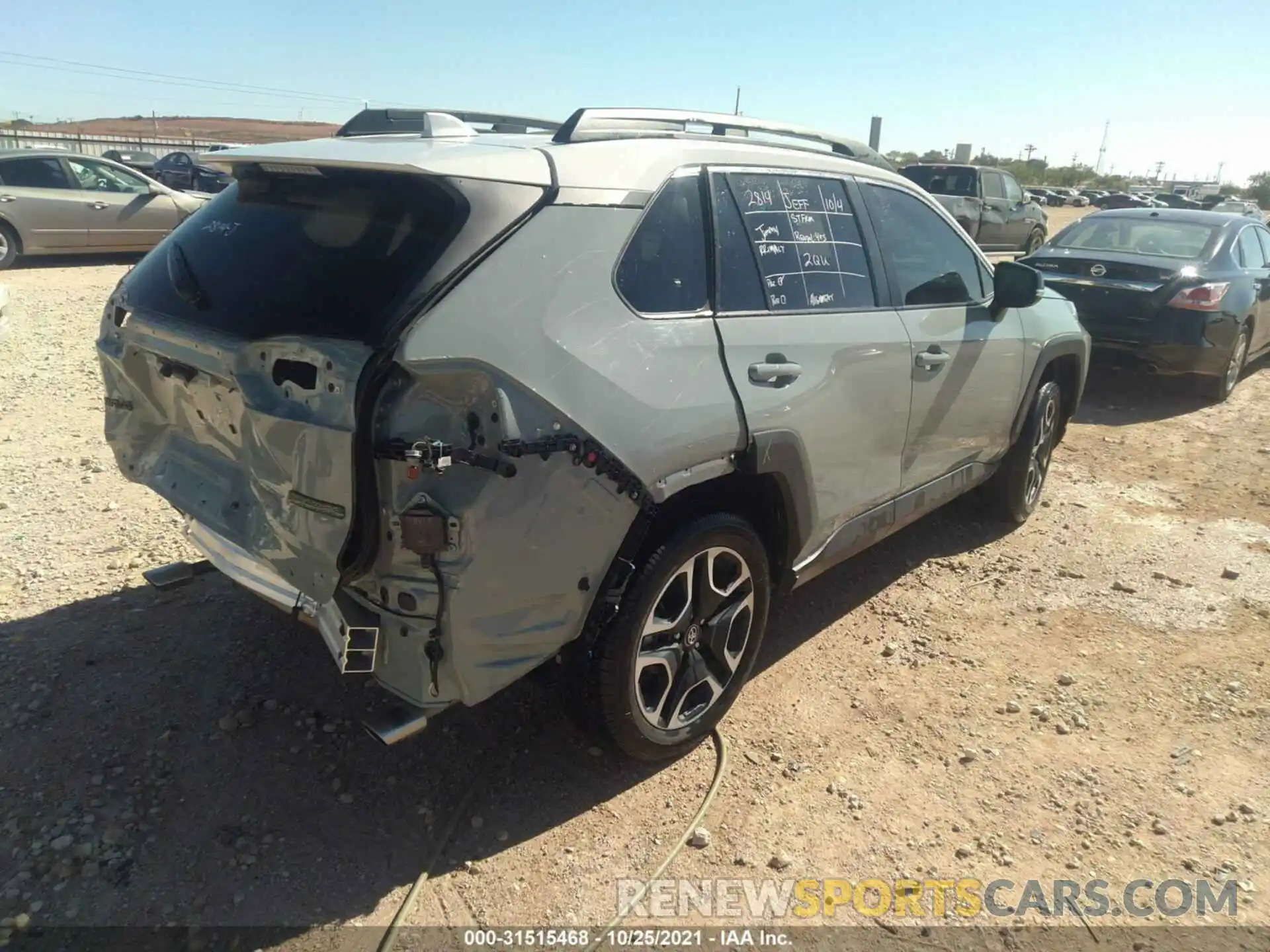 4 Photograph of a damaged car 2T3J1RFV0KW039873 TOYOTA RAV4 2019