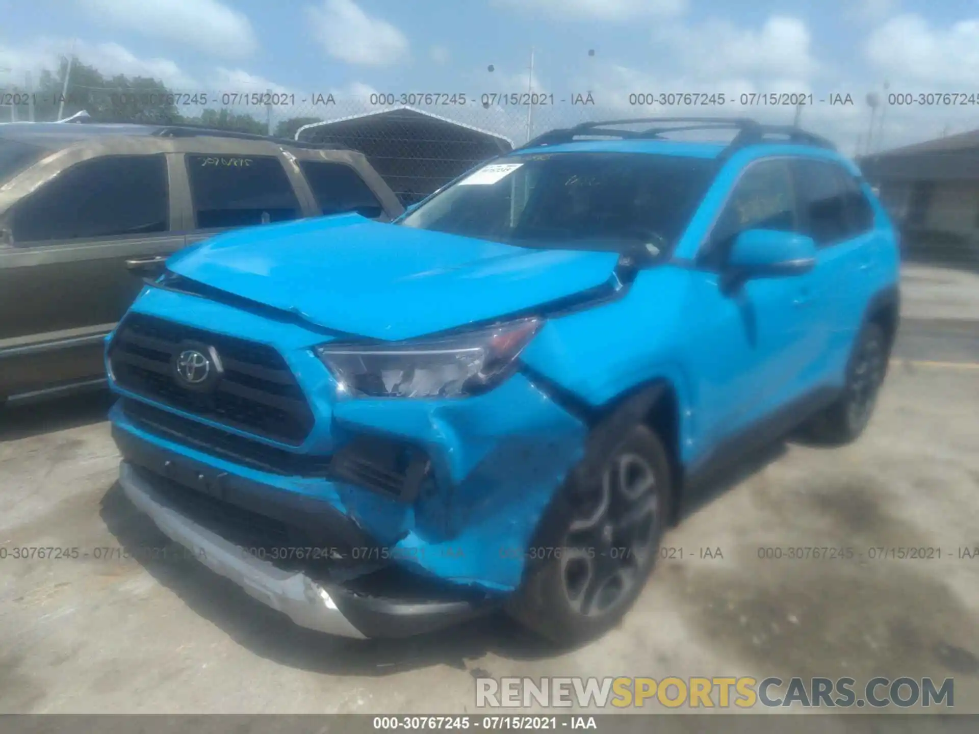 2 Photograph of a damaged car 2T3J1RFV0KW040747 TOYOTA RAV4 2019