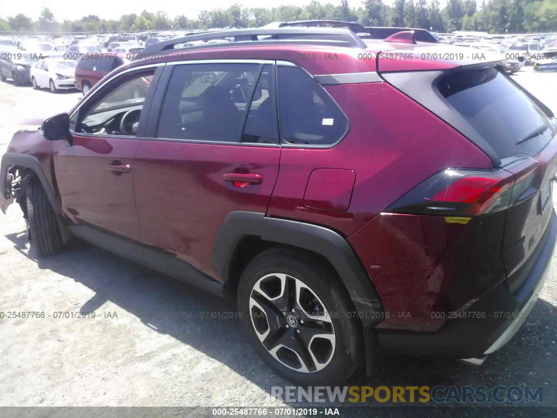 3 Photograph of a damaged car 2T3J1RFV0KW055944 TOYOTA RAV4 2019