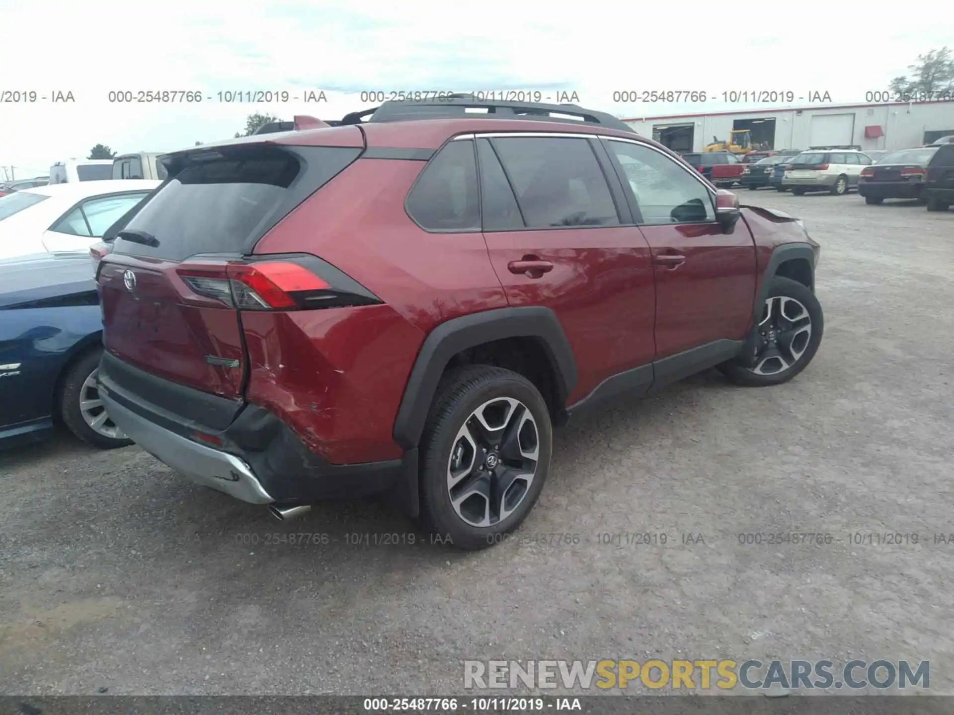 4 Фотография поврежденного автомобиля 2T3J1RFV0KW055944 TOYOTA RAV4 2019