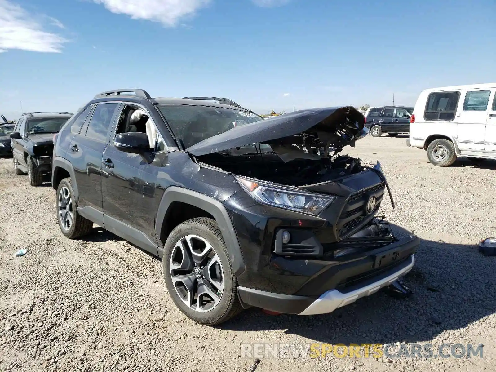 1 Photograph of a damaged car 2T3J1RFV1KC001179 TOYOTA RAV4 2019